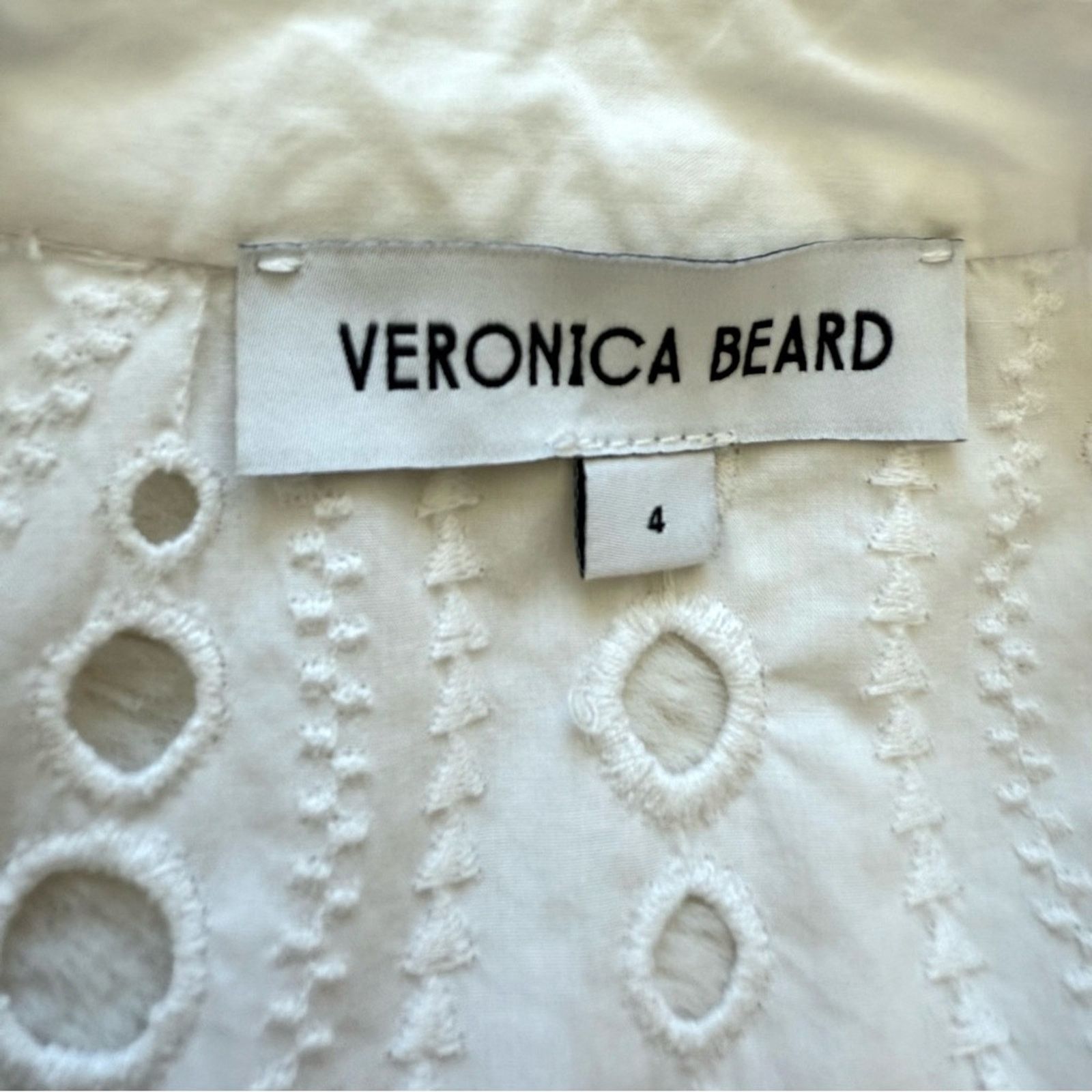 Veronica Beard Veronica Beard women white cotton layette dress size 4US Size S / US 4 / IT 40 - 8 Thumbnail