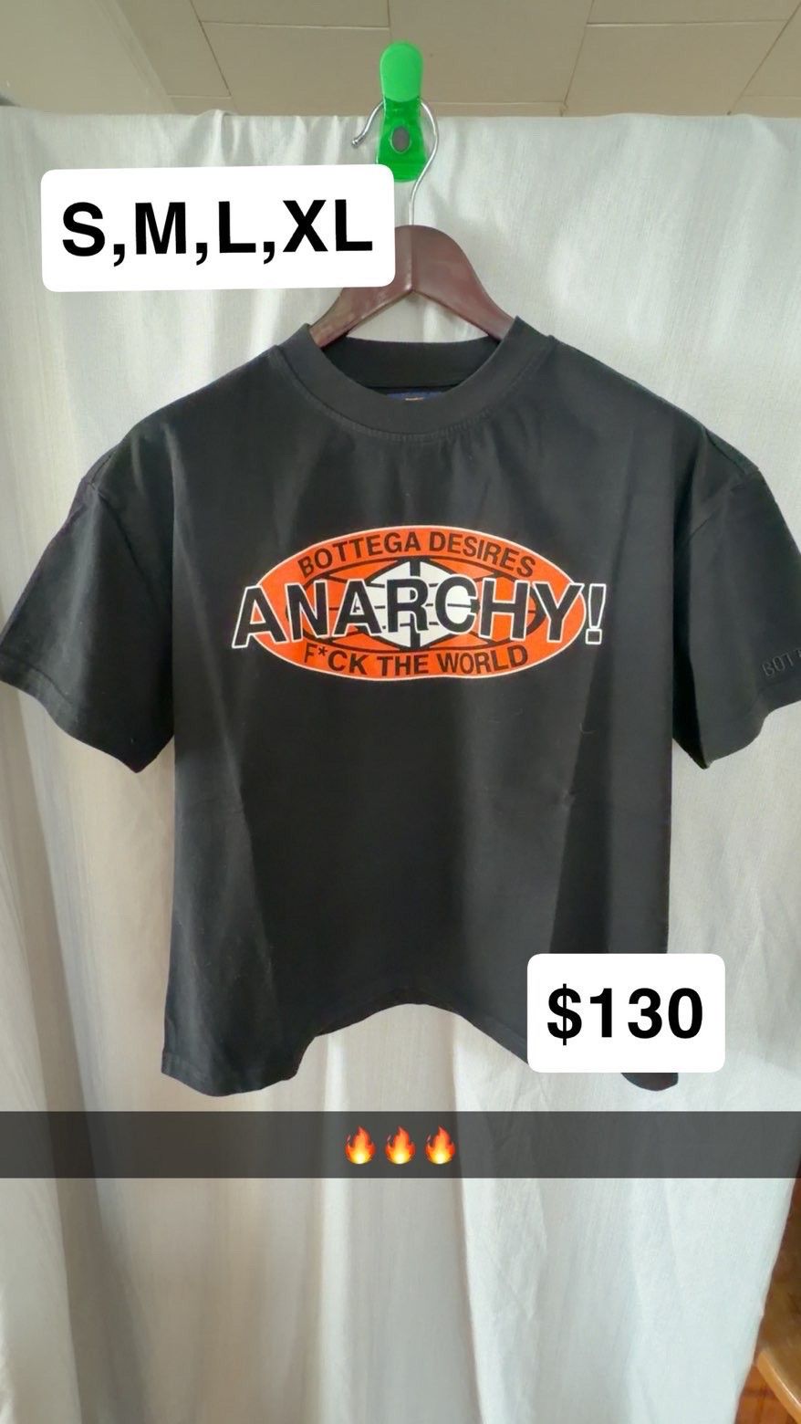 Bottega Desires Bottega desires “anarchy” short sleeve Size US M / EU 48-50 / 2 - 1 Thumbnail