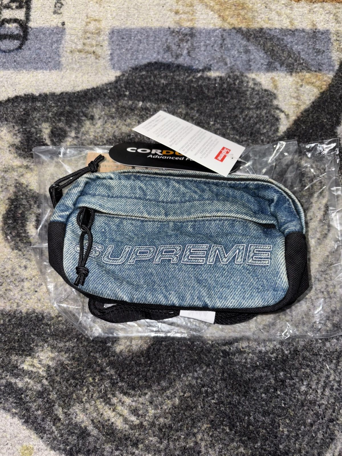 Supreme Supreme Denim Shoulder Bag Washed Indigo | Grailed