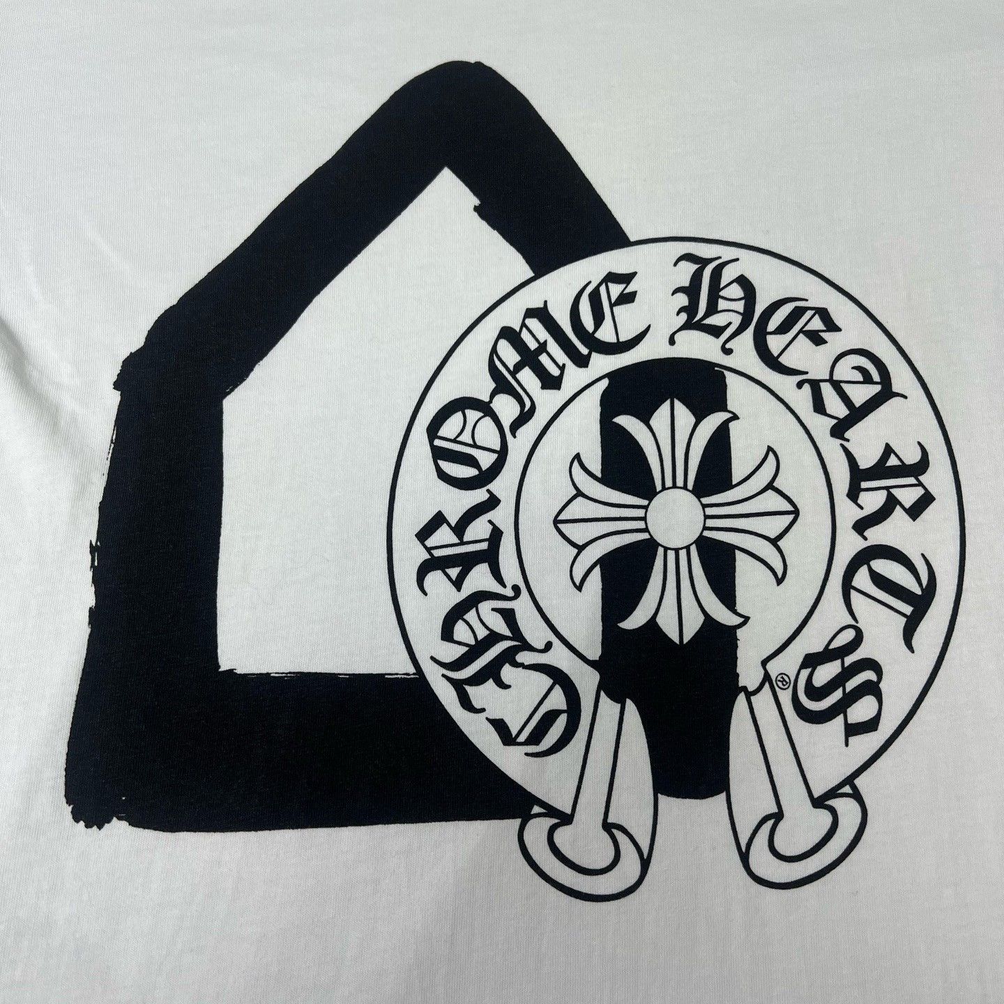 Chrome Hearts Chrome Hearts CDG Collaboration White T-Shirt Size US XXL / EU 58 / 5 - 5 Thumbnail