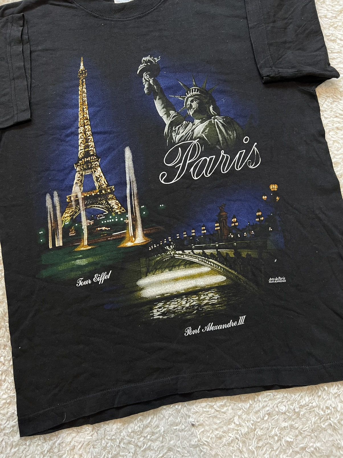 Vintage Tshirt Arts De Paris Vintage 90’s Size US XL / EU 56 / 4 - 2 Thumbnail