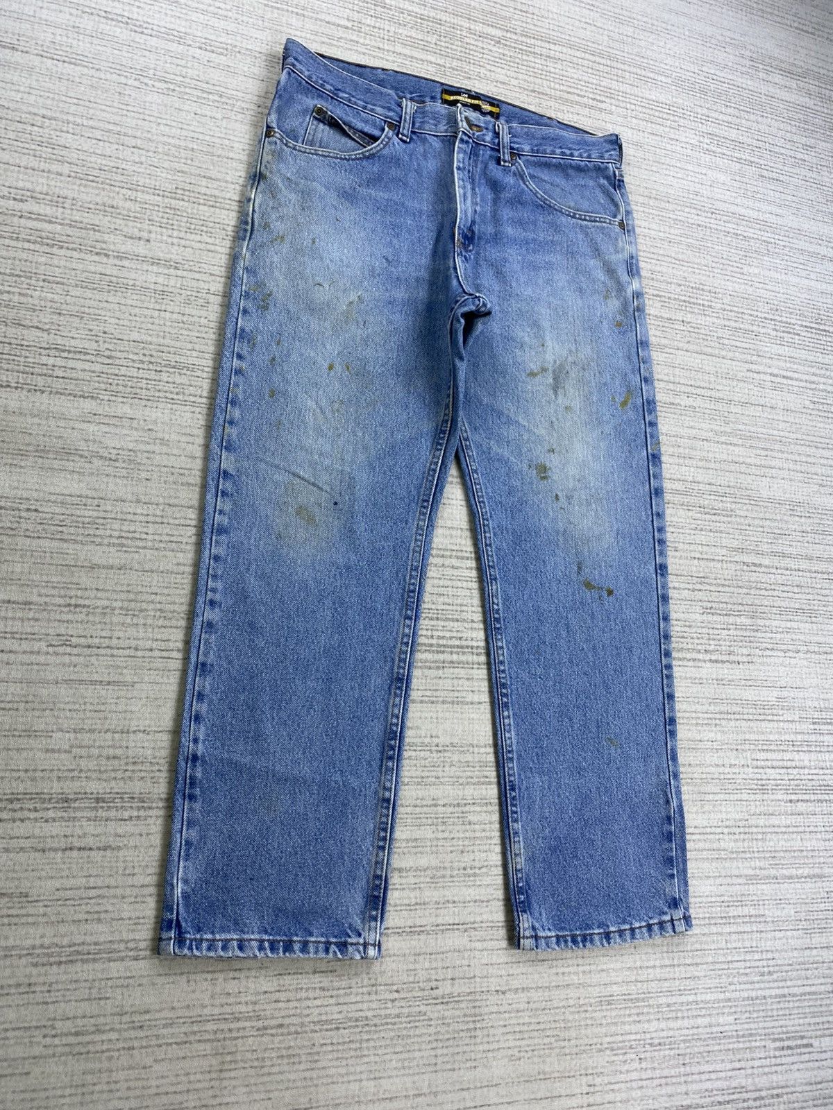 Lee × Vintage Vintage 90s Lee Distressed Denim Pants Size US 34 / EU 50 - 3 Thumbnail