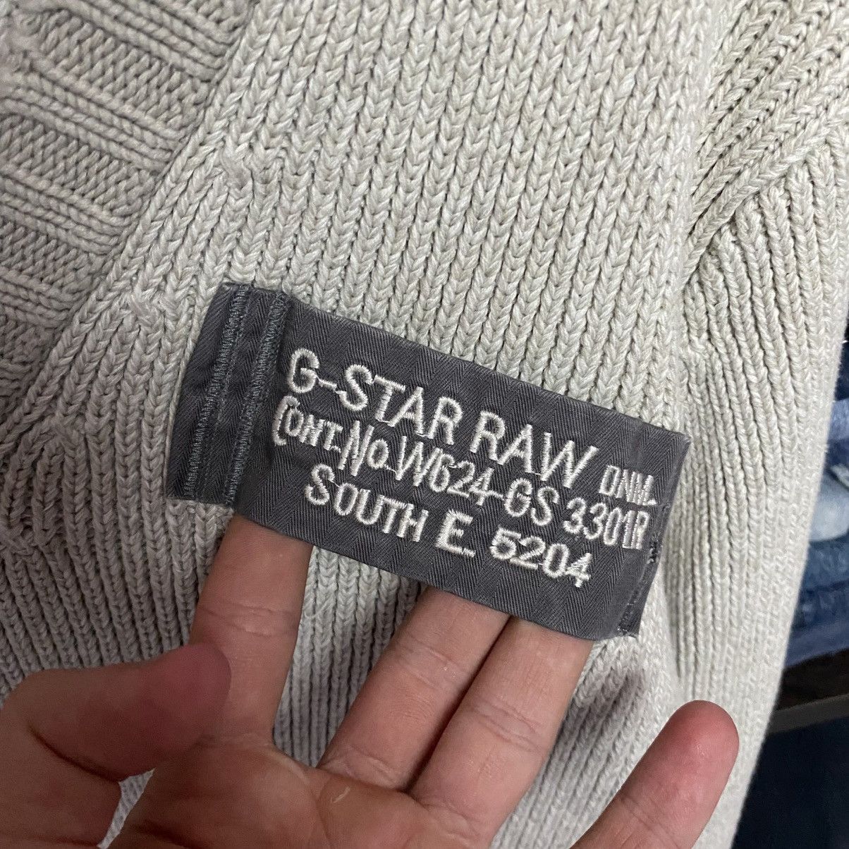 G-Star Vintage G Star Raw big logo y2k opium avantgarde sweater Size US L / EU 52-54 / 3 - 4 Thumbnail