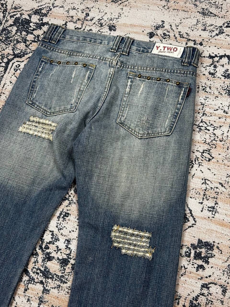 Japanese Brand Vintage Avant Garde Grunge Punk Baggy Denim Jeans Size US 34 / EU 50 - 11 Thumbnail