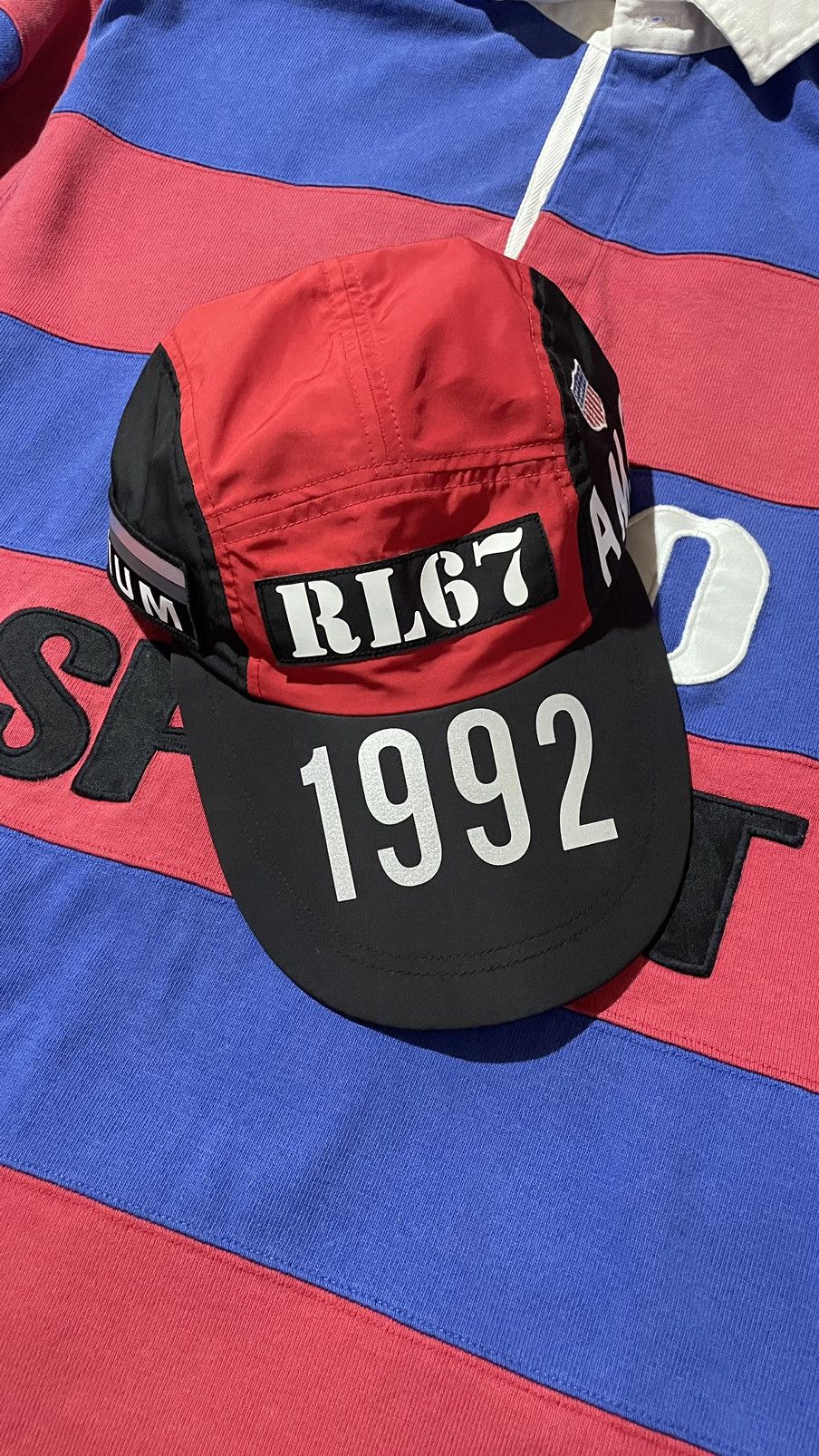 Polo long bill hat clearance