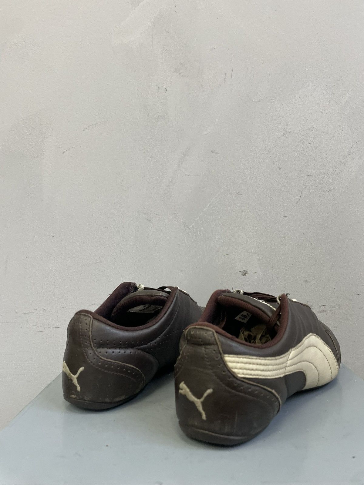 Puma hype brown leather mostro bubble puma speed cat shoes Size US 6 / IT 36 - 4 Thumbnail