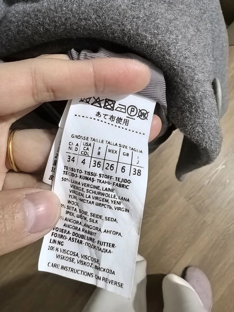 Max Mara Max Mara Studio wool coat, classic grey Size M / US 6-8 / IT 42-44 - 3 Thumbnail