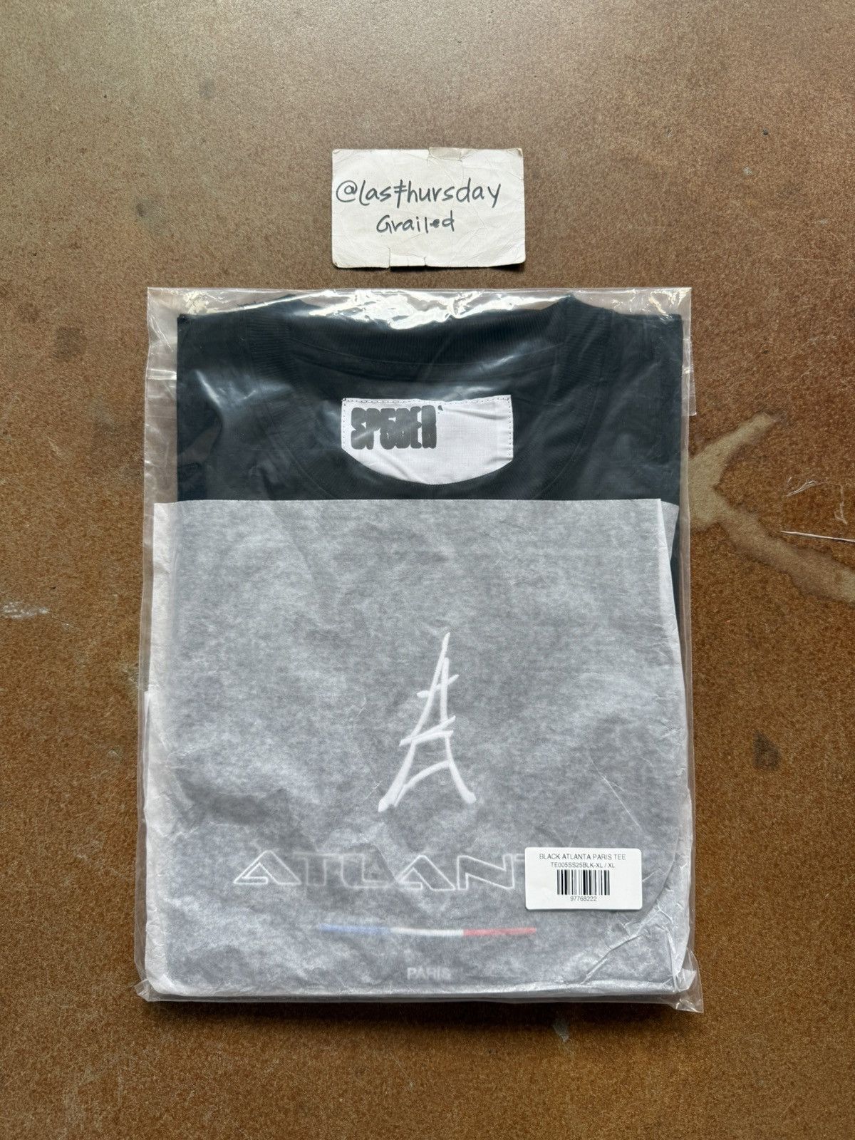 Sp5der Sp5der Atlanta Paris Tee Black XL Size US XL / EU 56 / 4 - 6 Thumbnail