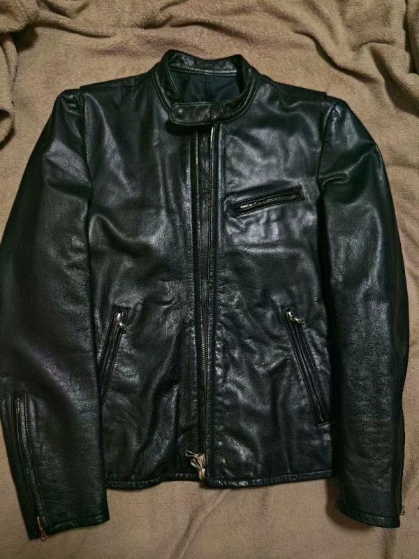 Lithium LITHIUM HOMME Black Cowhide Leather Jacket Size US S / EU 44-46 / 1 - 1 Thumbnail
