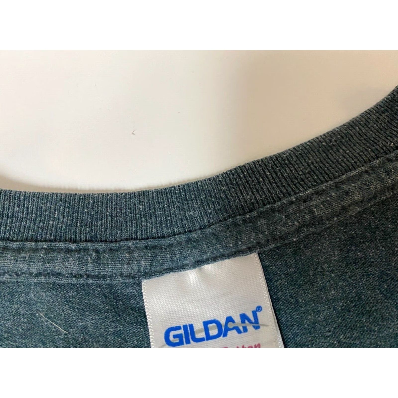 Gildan Gildan Softball Mens Shirt L Blue Crew Neck Short Sleeve Cotton T-Shirt Colorful Space Graphics Size US L / EU 52-54 / 3 - 6 Thumbnail