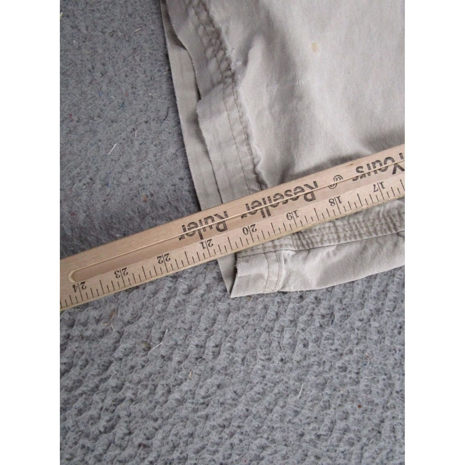 Carhartt Carhartt Men's Tan B147 Tan Loose Fit Work Shorts Size 38 Canvas Cargo Pockets 10 in Inseam 38 Regular Beige Front Flat Vintage: No Mens Size US 38 / EU 54 - 7 Thumbnail
