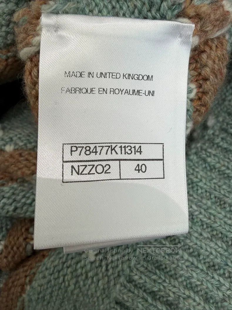 Chanel Chanel Colour-blocked striped V-neck knitted vest cardigan Size S / US 4 / IT 40 - 5 Thumbnail