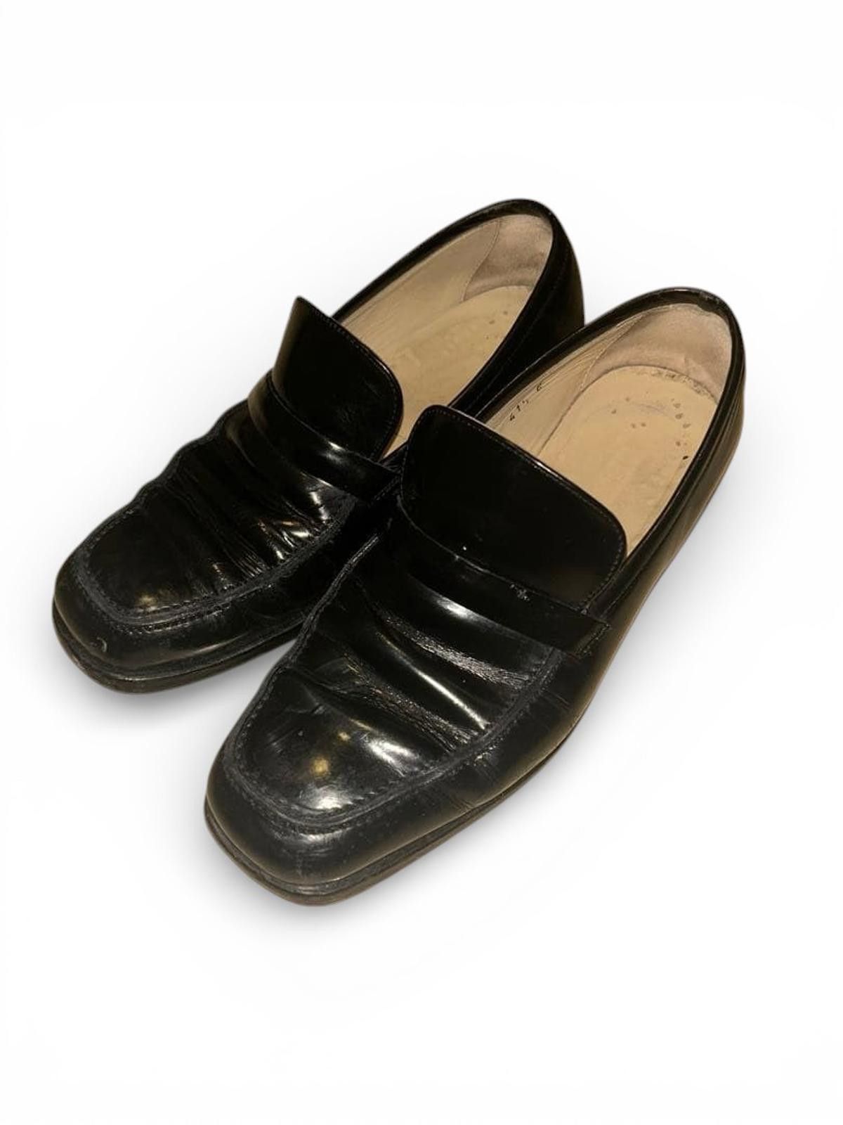 Gucci Gucci - Black Leather Men's Loafers Size US 9 / EU 42 - 2 Thumbnail