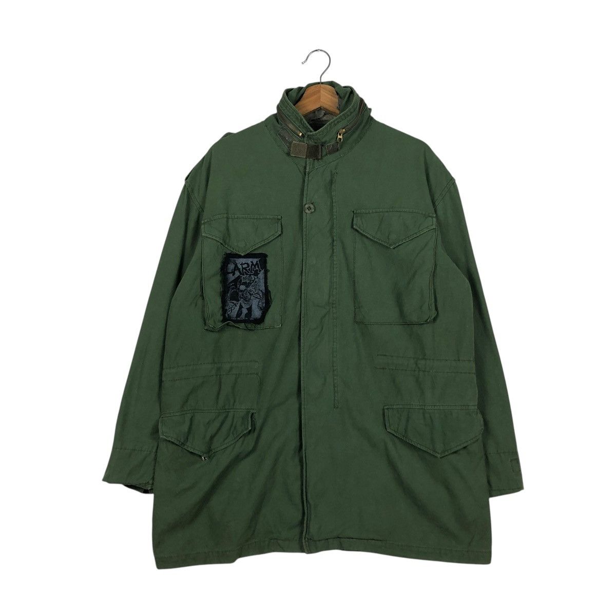Japanese Brand × Vintage 🔥VINTAGE CHORE MILITARY JACKET CARGO MULTI POCKETS Size US M / EU 48-50 / 2 - 3 Thumbnail
