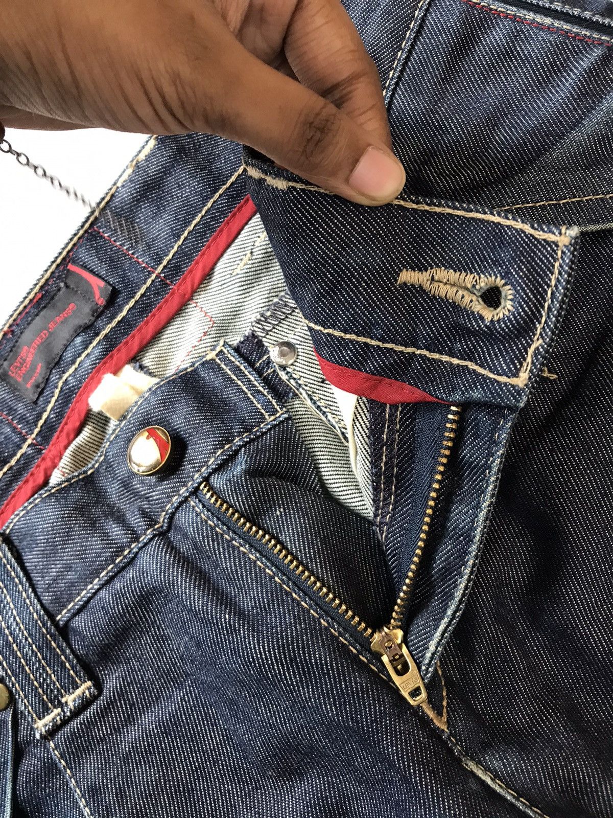 Levi's Vintage Levi’s engineer jeans denim Size US 30 / EU 46 - 6 Thumbnail