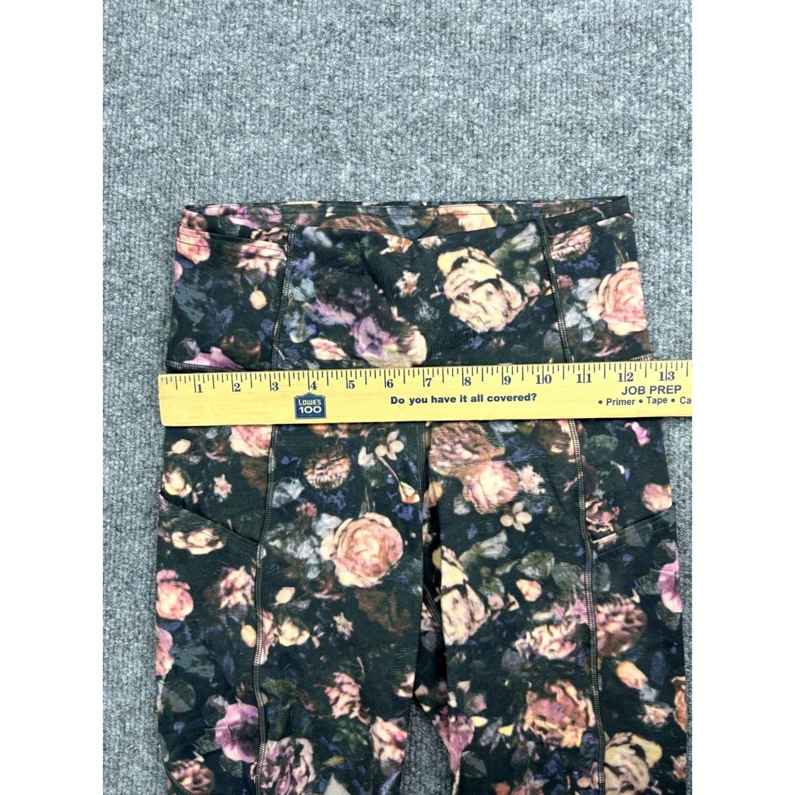 Lululemon Lululemon Speed Up Tight 28” Legging Women's 4 Gray Pink Floral Print Cropped Cropped Floral Print Tight Size 27" / US 4 / IT 40 - 2 Thumbnail