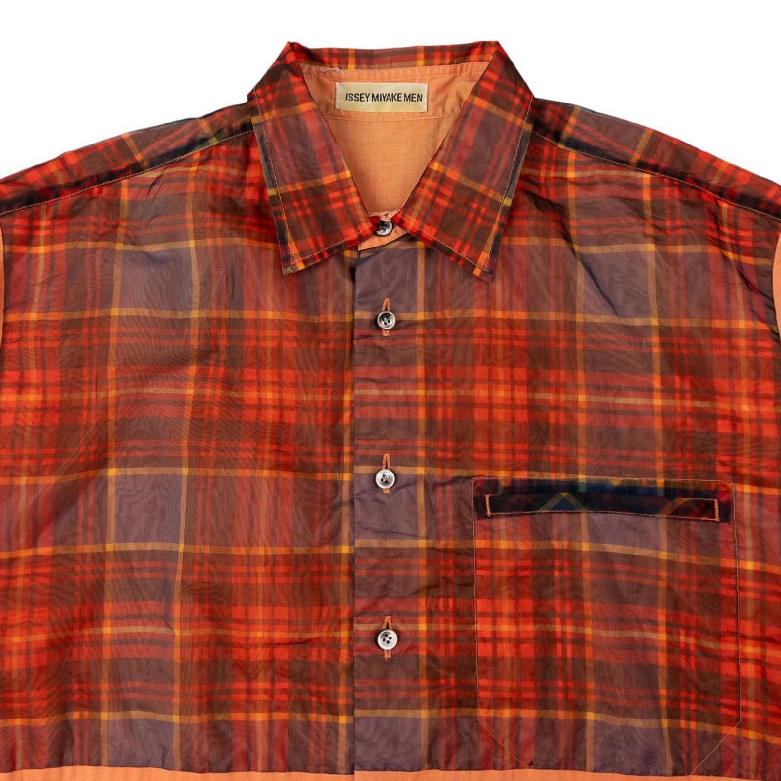 Issey Miyake Vintage Issey Miyake MEN Layered Button Up Shirt Size M Size US M / EU 48-50 / 2 - 3 Thumbnail