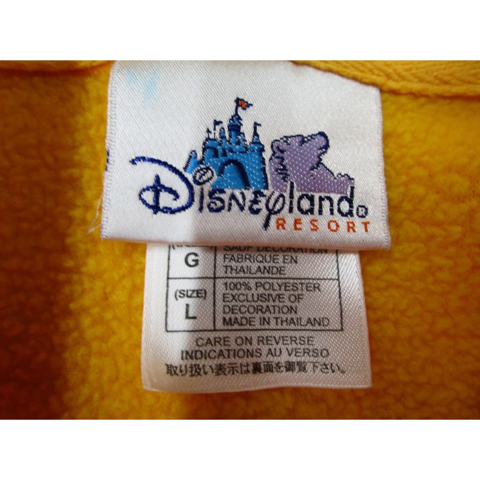 Disney Disney California Adventure Hoodie Mens Large Fleece Mickey Goofy Embroidered Size US L / EU 52-54 / 3 - 3 Thumbnail