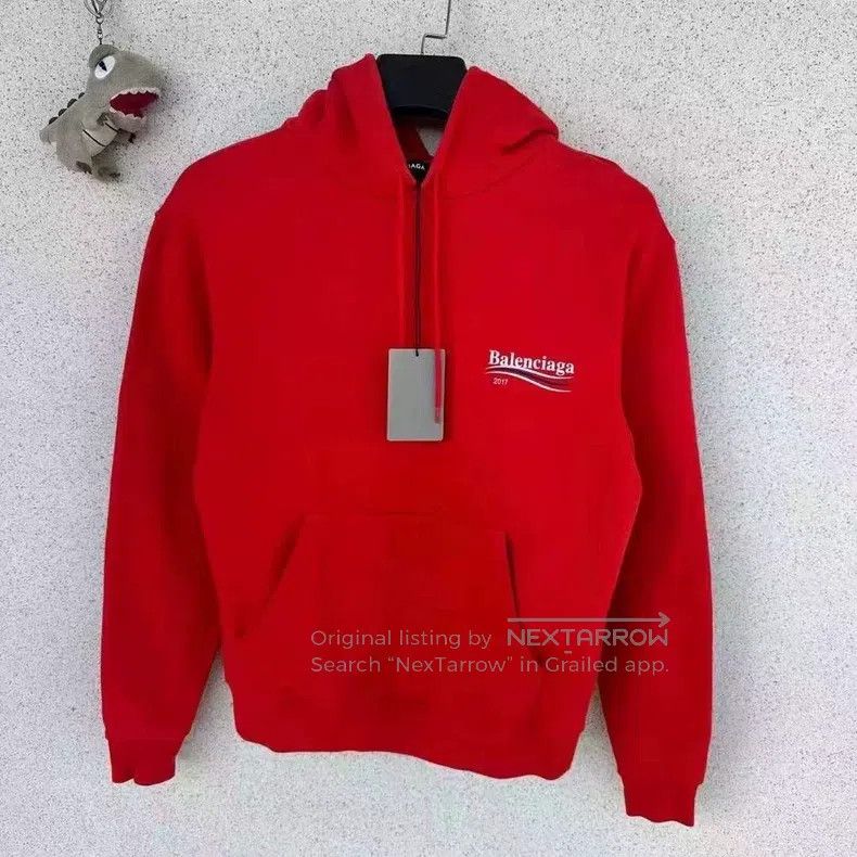 Balenciaga Red Coke Hoodie