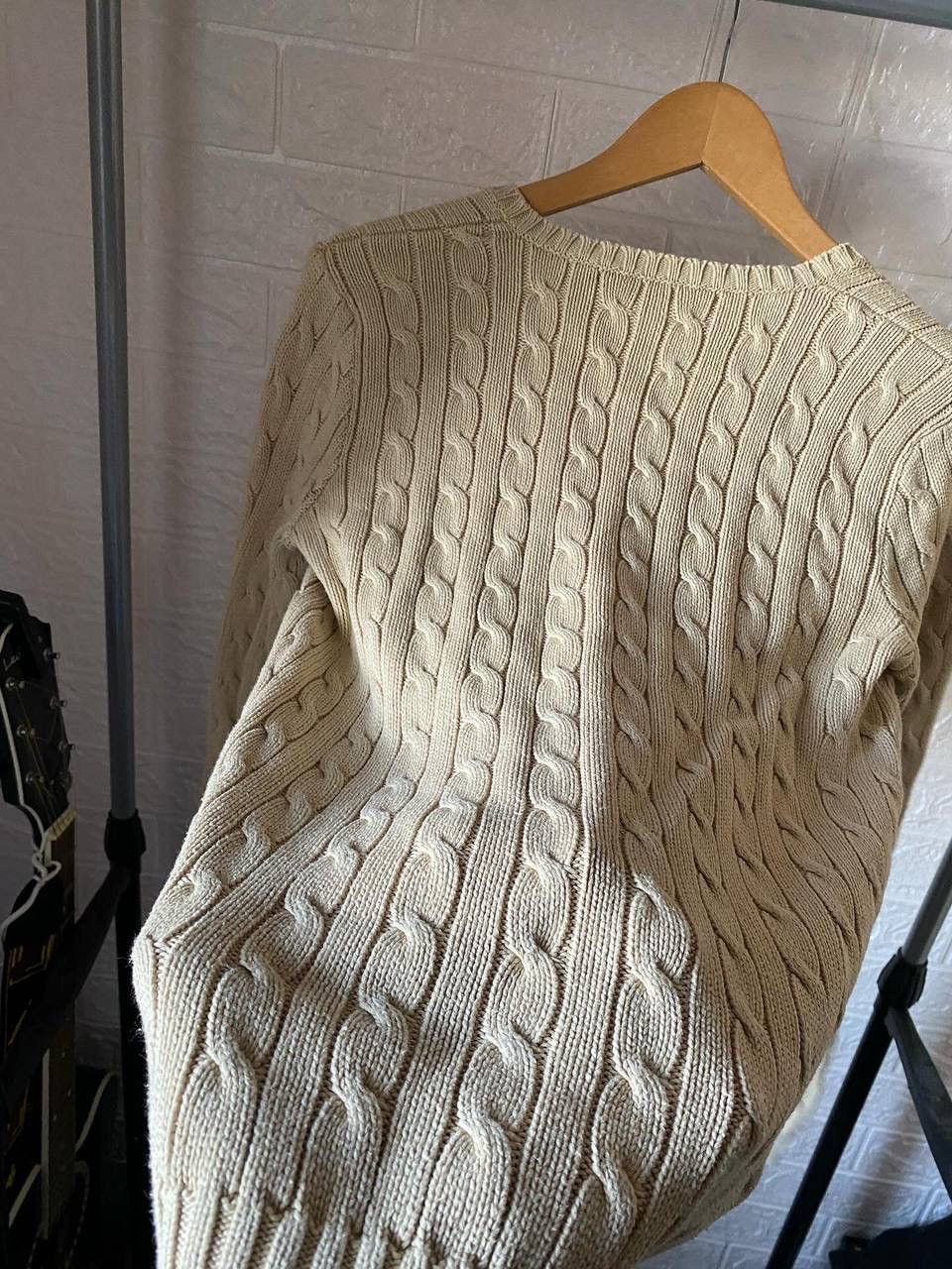 Polo Ralph Lauren × Vintage Vintage Polo Ralph Lauren Big Knit Sweater M Size M / US 6-8 / IT 42-44 - 3 Thumbnail