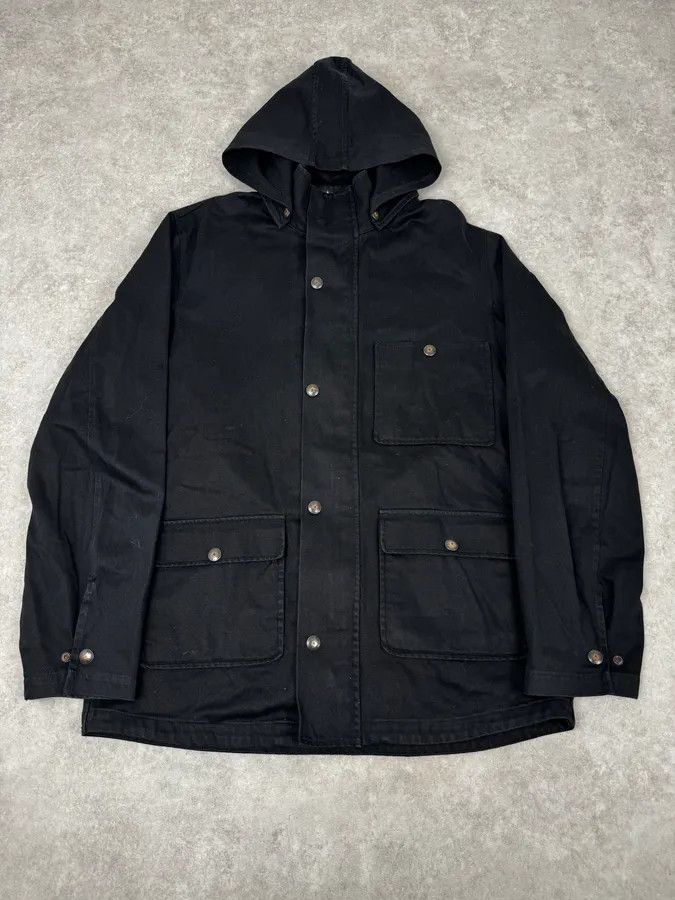 A.P.C. A.P.C. Black Minimalist Parka Jacket Size US M / EU 48-50 / 2 - 1 Thumbnail