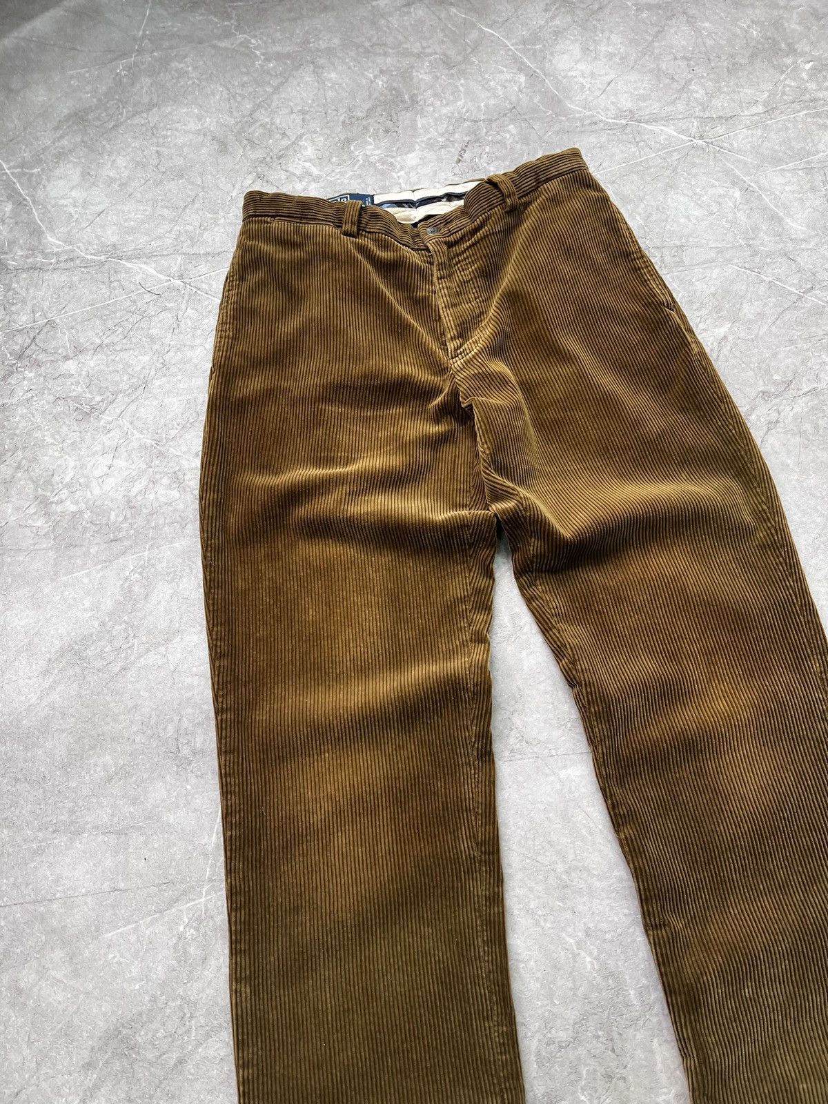 Polo Ralph Lauren × Vintage Polo Ralph 90s velvet streetwear corduroy casual pants y2k Size US 34 / EU 50 - 2 Thumbnail