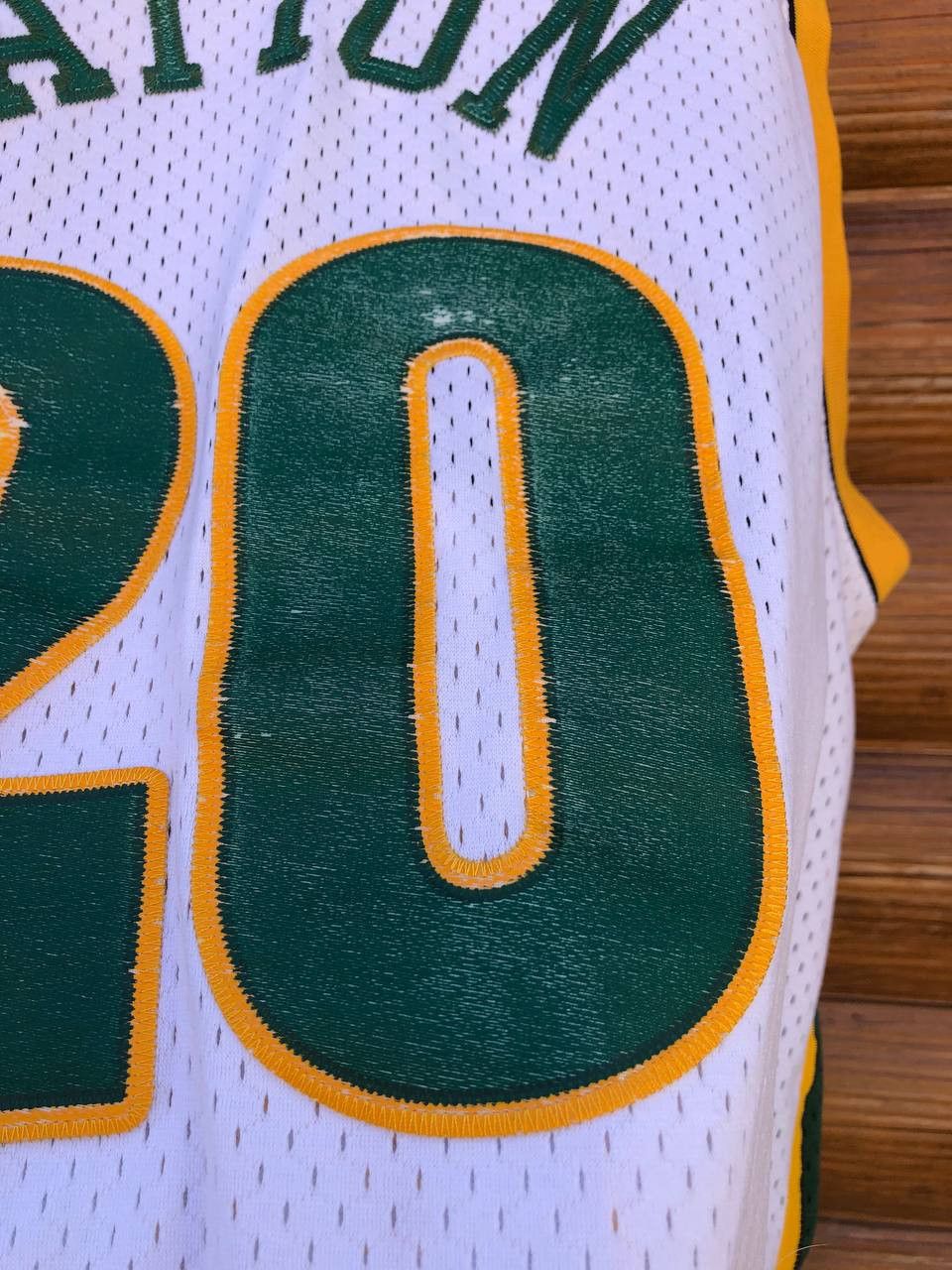 NBA Vintage Nike Seattle Sonics Gary Payton #20 NBA Jersey Size US XXL / EU 58 / 5 - 4 Thumbnail