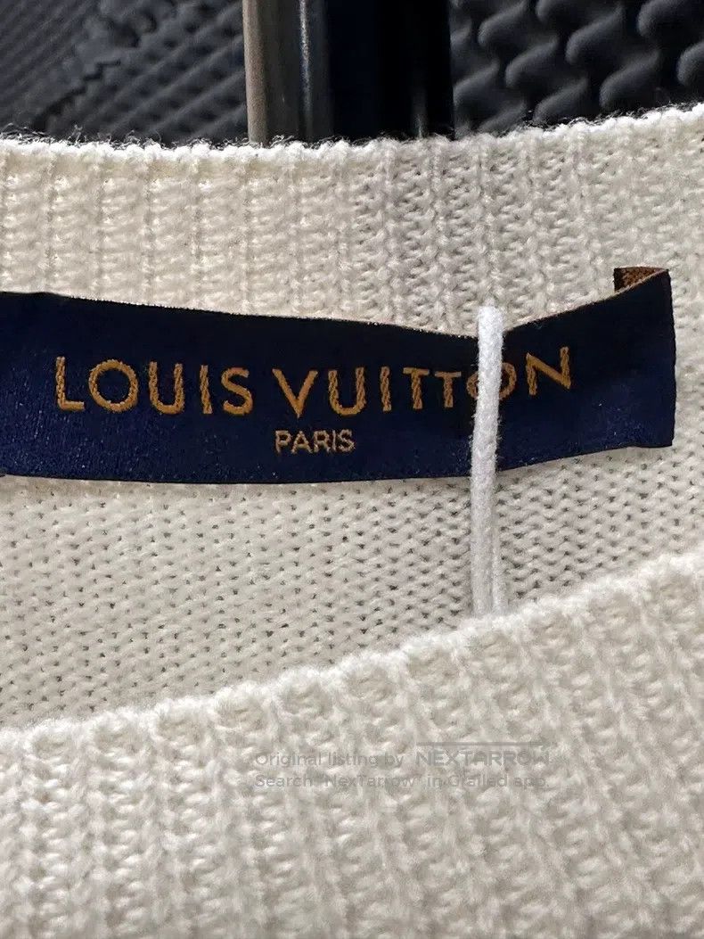 Louis Vuitton Louis Vuitton White clock sweater Size US XL / EU 56 / 4 - 3 Thumbnail