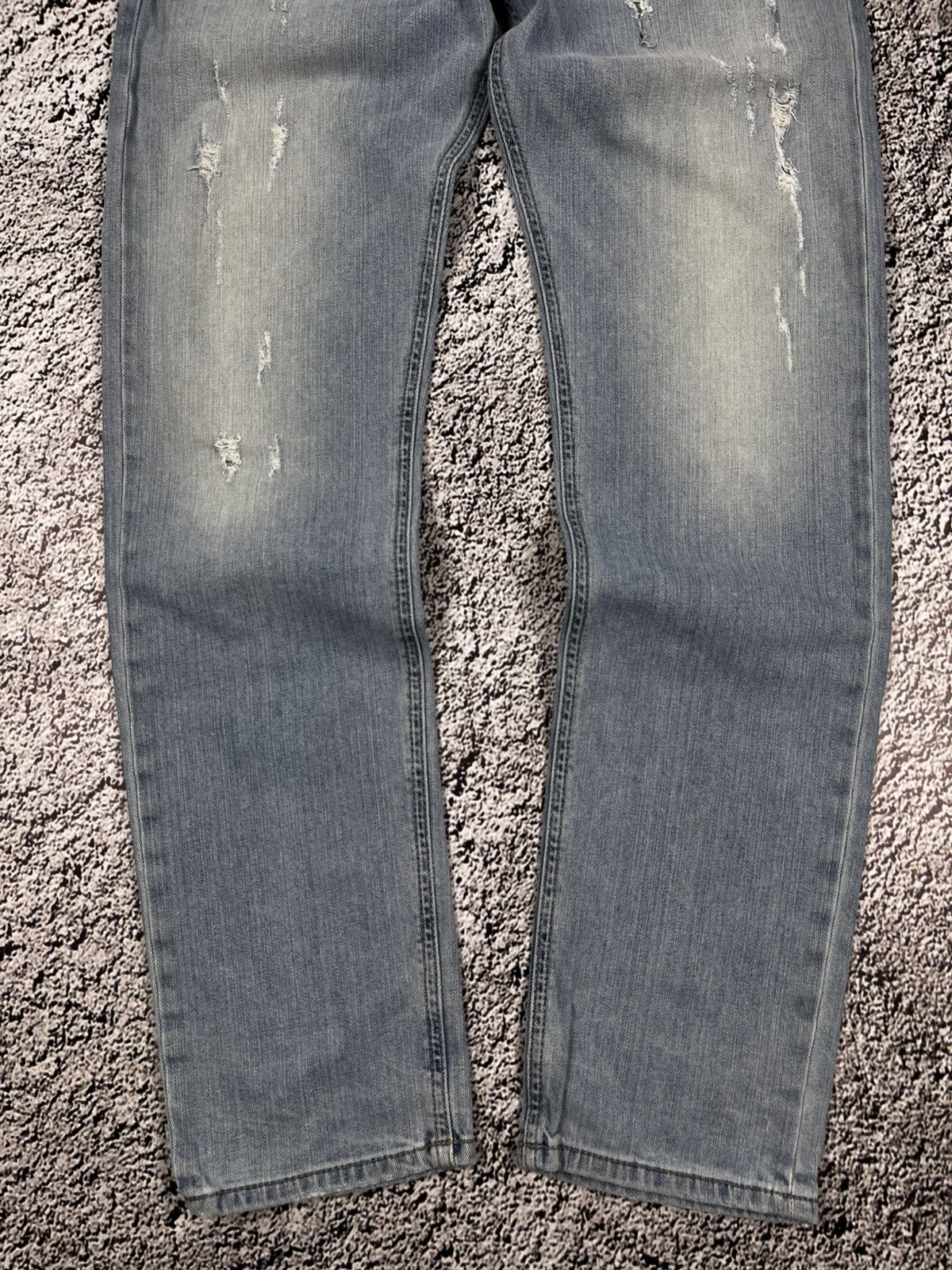 Diesel Vintage Y2K Diesel Belther-R faded denim jeans streetwear 33 Size US 33 - 2 Thumbnail