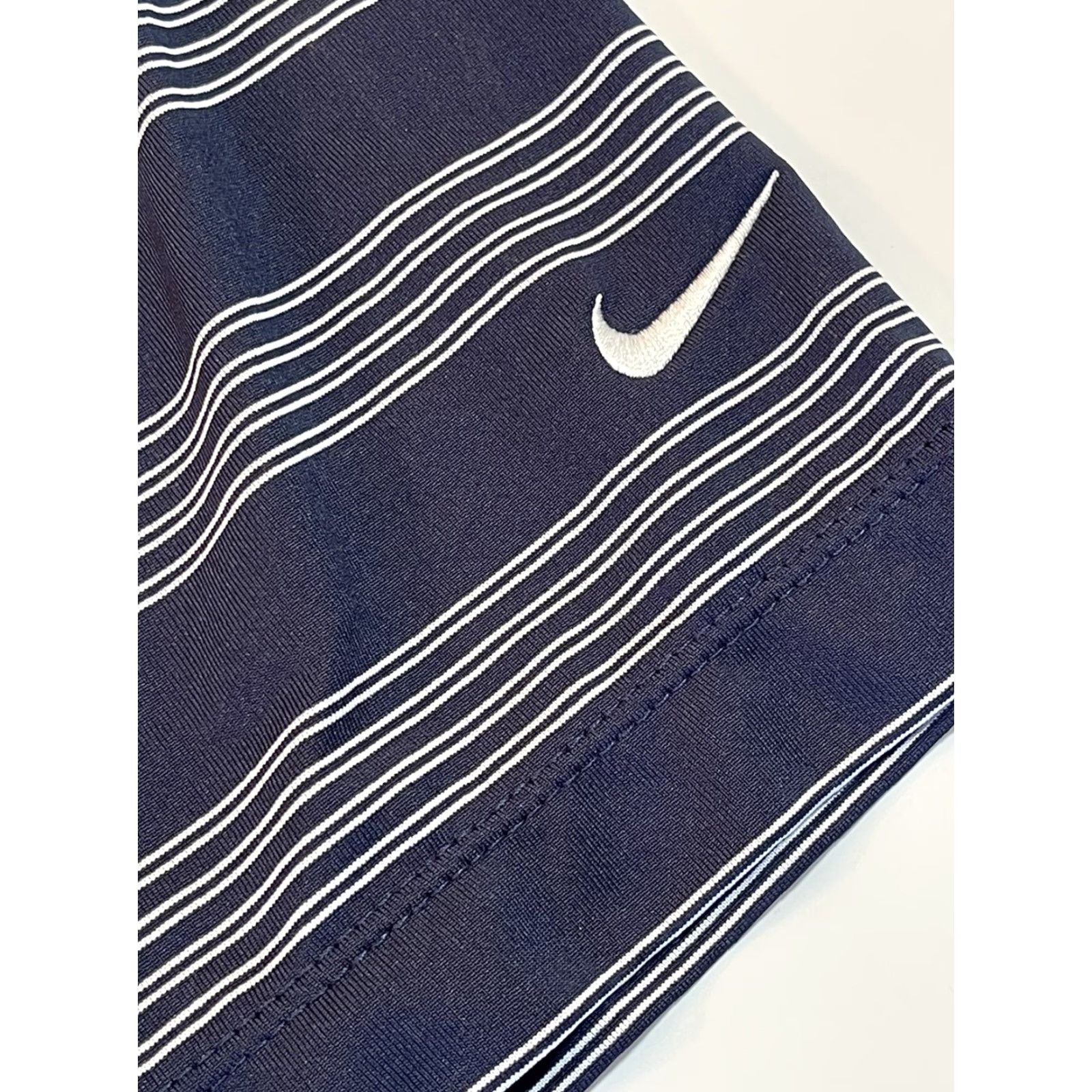 Nike Nike Golf Polo Shirt Mens Dri-Fit Stretch Striped Blue Collar Button XXL Short Sleeve Casual Size US XXL / EU 58 / 5 - 3 Thumbnail