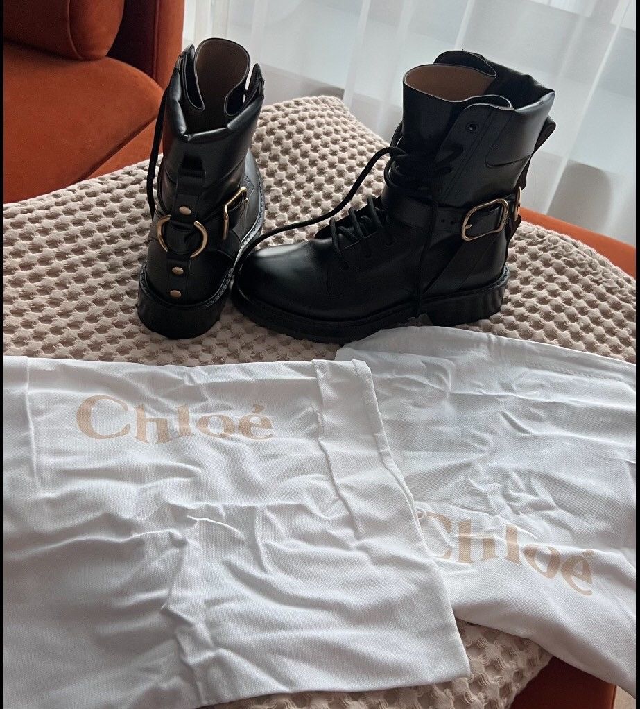 Chloe ⛧°. ⋆༺ Avant Garde Boots ༻⋆. °⛧ Size US 5 / IT 35 - 7 Thumbnail