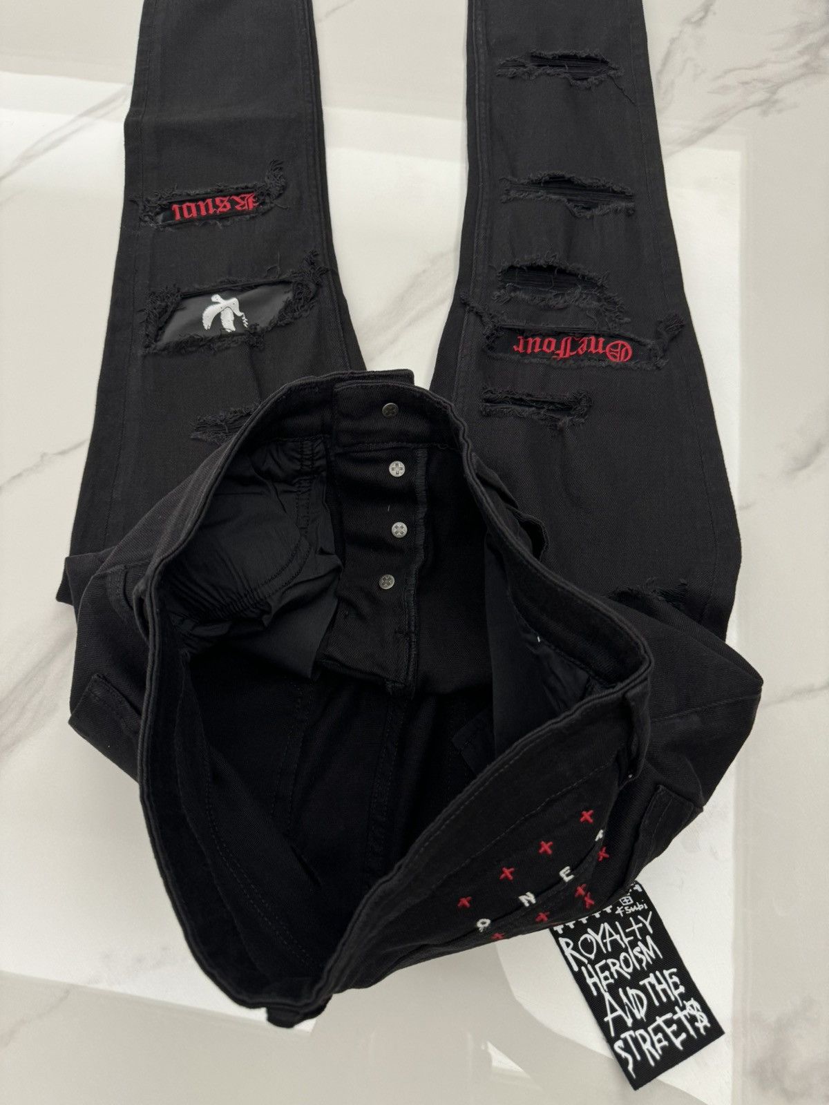 Ksubi × Trippie Redd *UNRELEASED! Van Winkle 1400 skinny fit jeans Size US 31 - 15 Thumbnail
