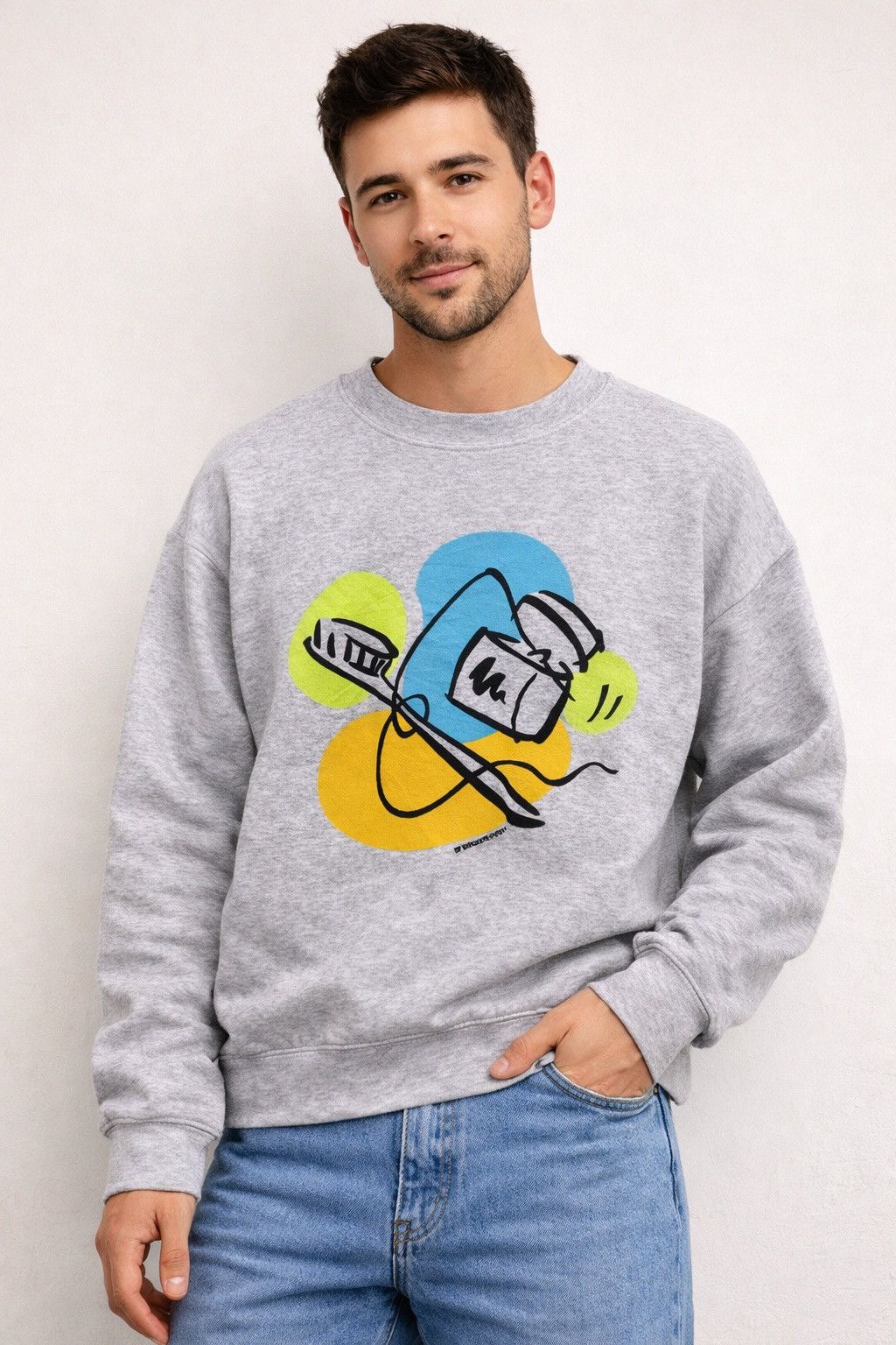 Tultex Vintage Becker Parkin Art Crewneck Size US L / EU 52-54 / 3 - 1 Thumbnail