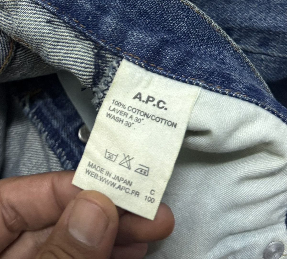 A.P.C. A.P.C Selvedge Made in Japan Denim Size US 31 - 10 Thumbnail