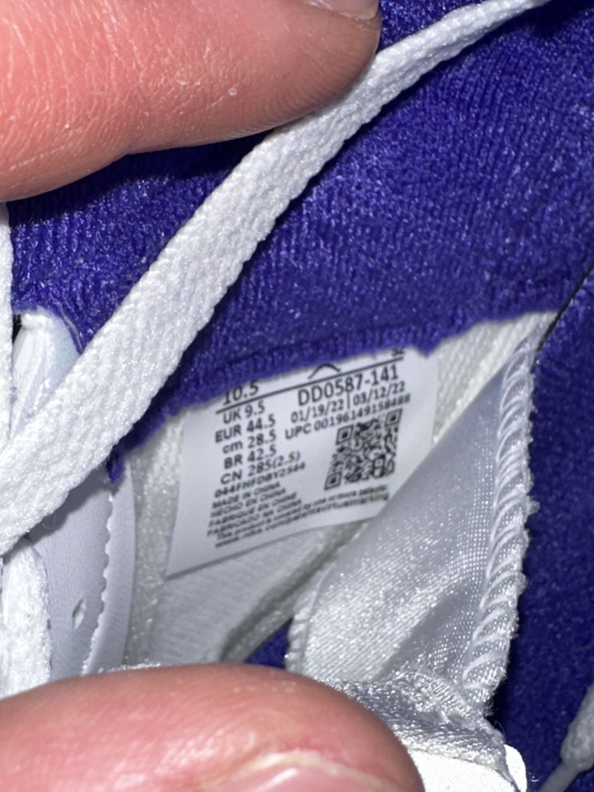 Jordan Brand Air Jordan 5 Retro Concord Size US 10.5 / EU 43-44 - 4 Thumbnail