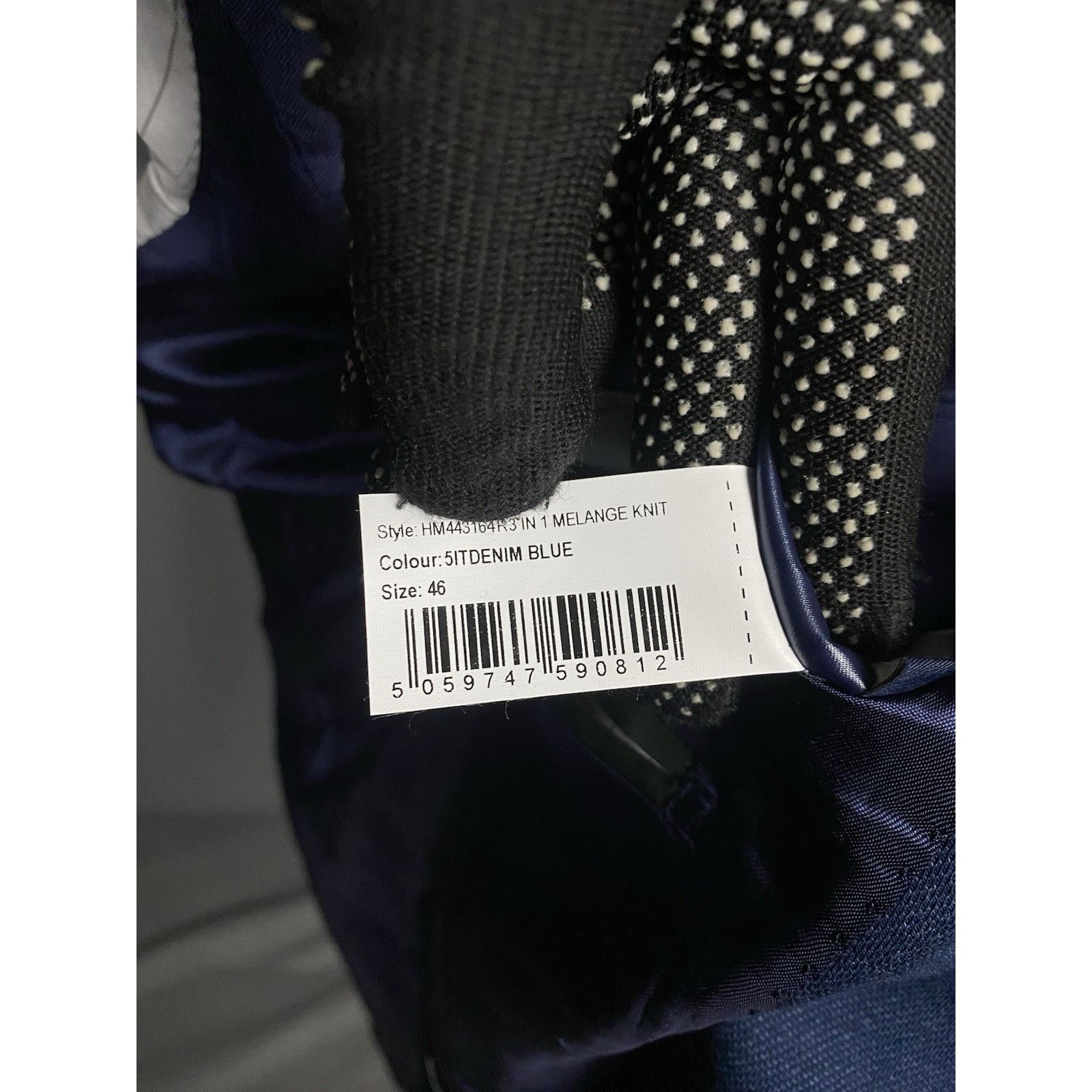 Hackett GREAT NWT Hackett Melange Knit Men's Blue Blazer Jacket Size Size 46R - 15 Thumbnail