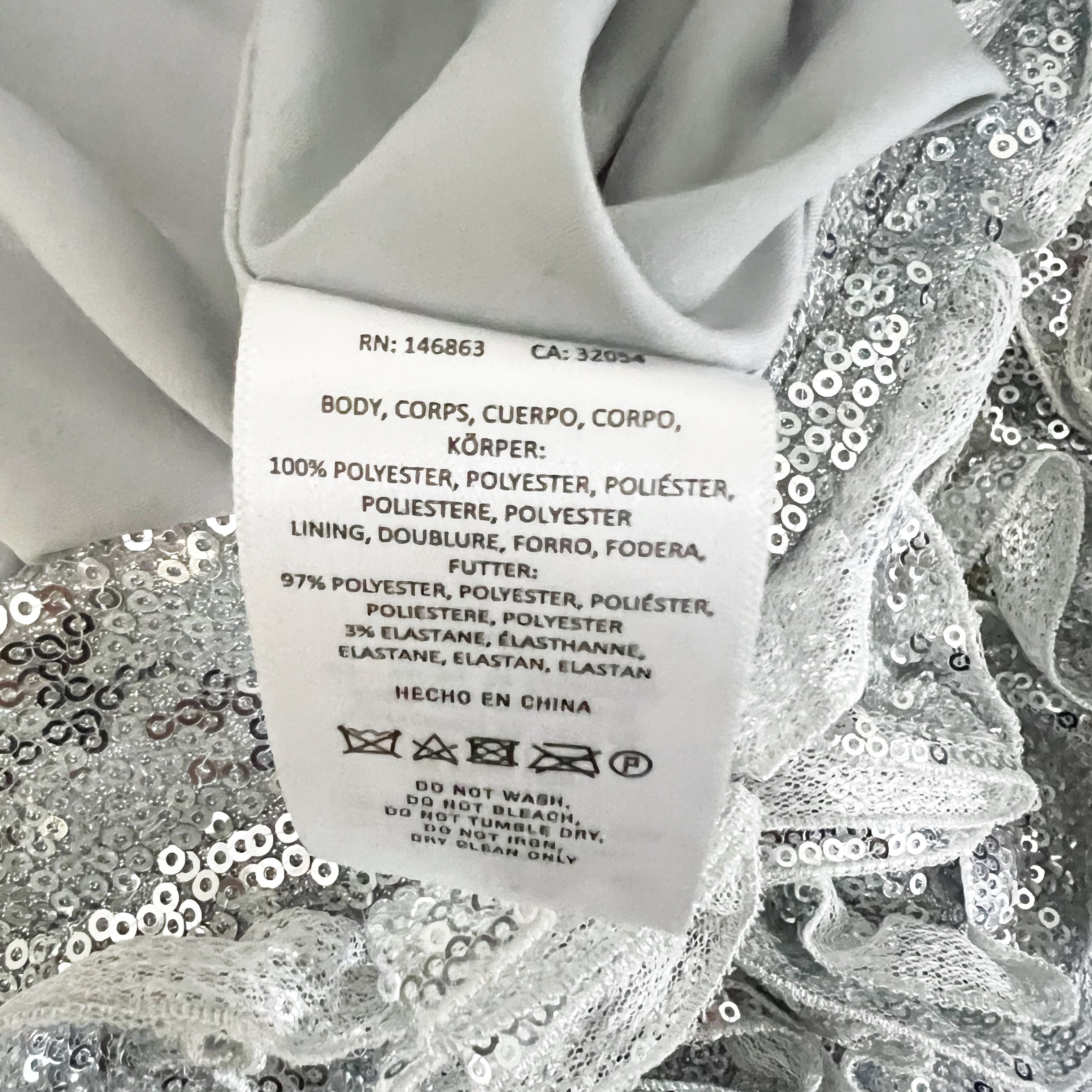 Anthropologie NEW Mare Mare x Anthropologie 3D Silver Size 25" / US 0 / IT 36 - 3 Thumbnail