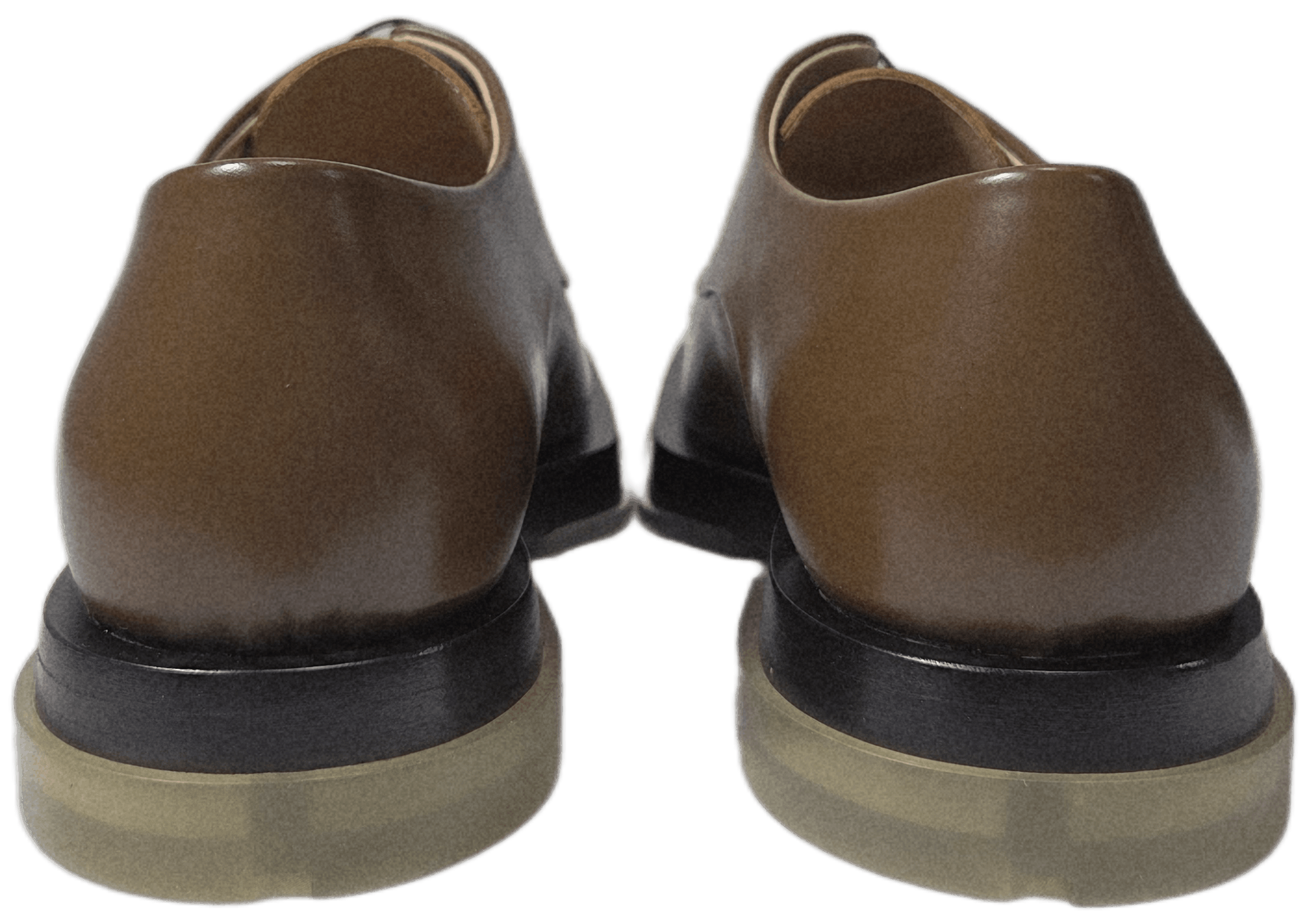 Bottega Veneta Bottega Veneta Lennon Rubber-Lug Sole Leather Derby shoes Size US 9 / EU 42 - 5 Thumbnail