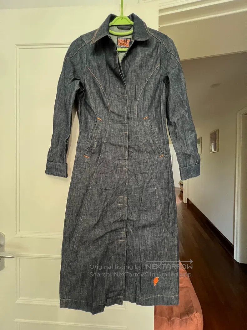 Walter Van Beirendonck Walter Van Beirendonck Denim Duster Coat with Tailored Cut Size US XS / EU 42 / 0 - 1 Thumbnail