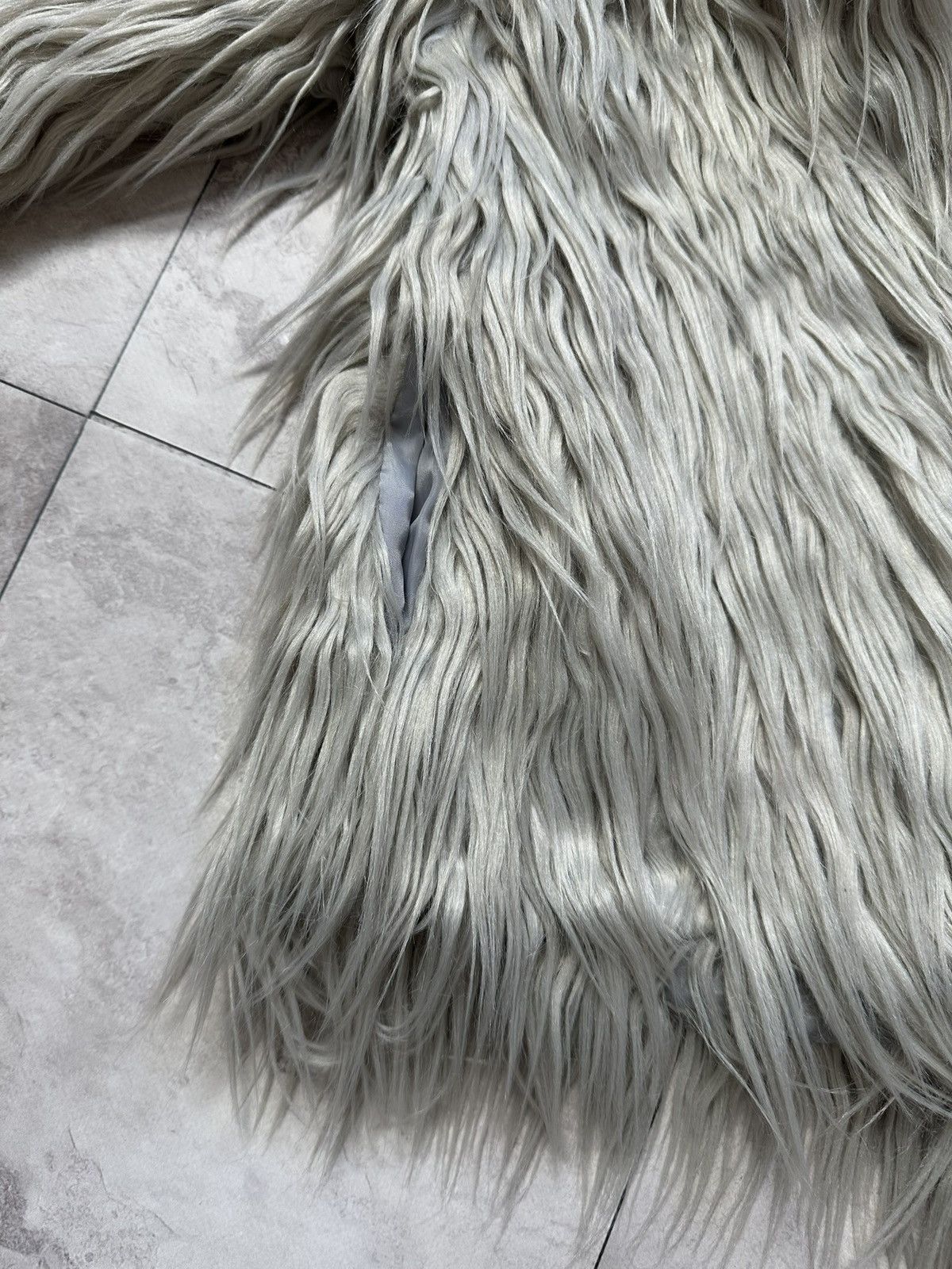 If Six Was Nine Opium Fuzzy Cropped Knit Cardigan Rick Owens Vibe Y2K Jacket Size M / US 6-8 / IT 42-44 - 8 Thumbnail