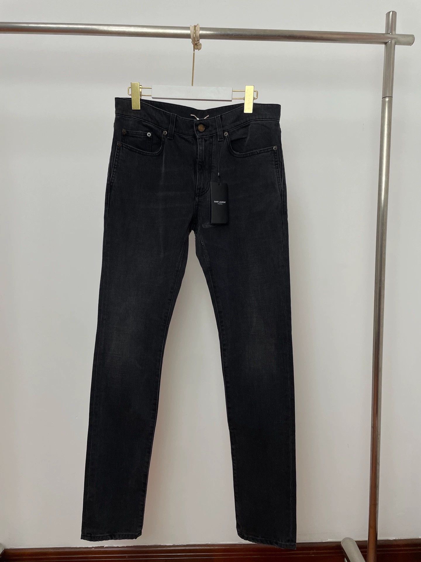 Saint Laurent Paris Saint Laurent SLP D02 Straight Jeans 31 Size US 31 - 1 Thumbnail