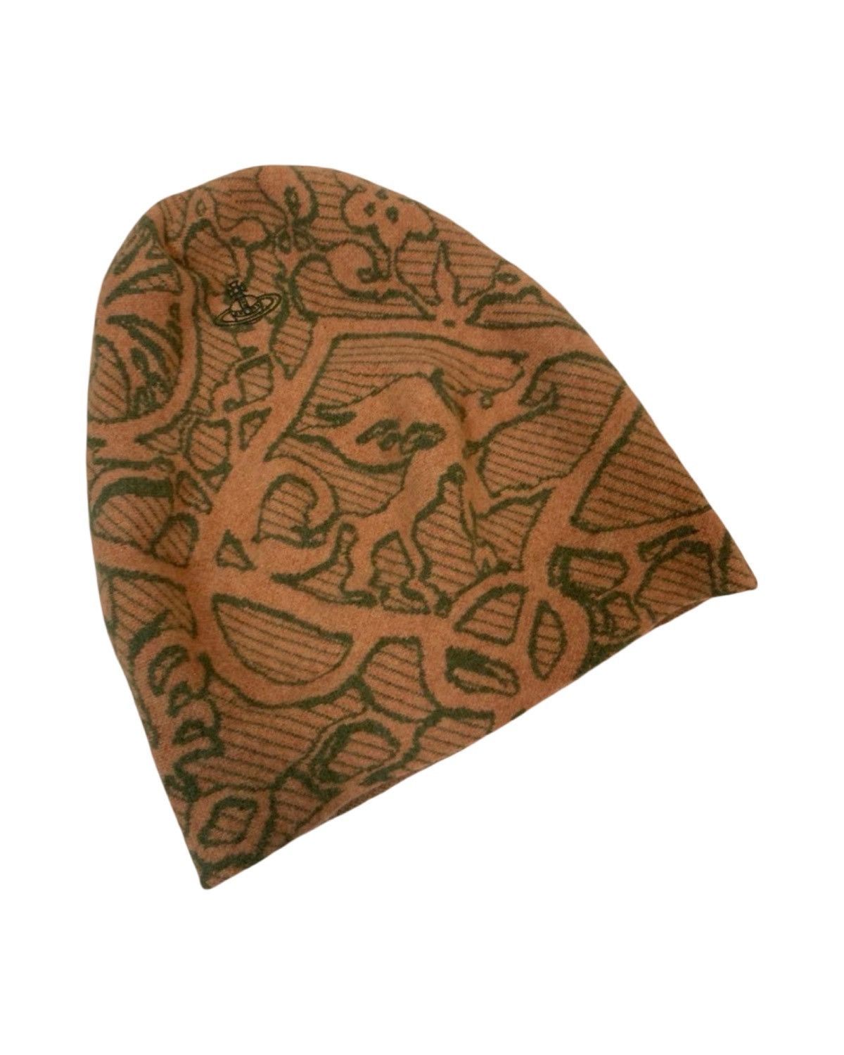 Vivienne Westwood Orb Embroidery Moon Bat Beanie Size ONE SIZE - 1 Thumbnail