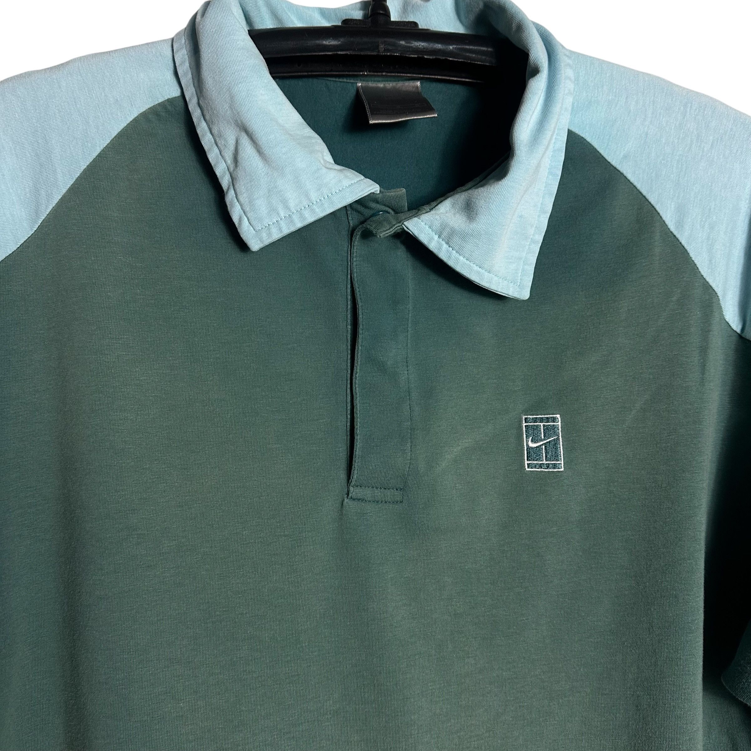 Nike × Nike ACG 🔥RARE🔥Vintage Nike Court Dri-Fit Polo Shirt Push Button Size US L / EU 52-54 / 3 - 2 Thumbnail
