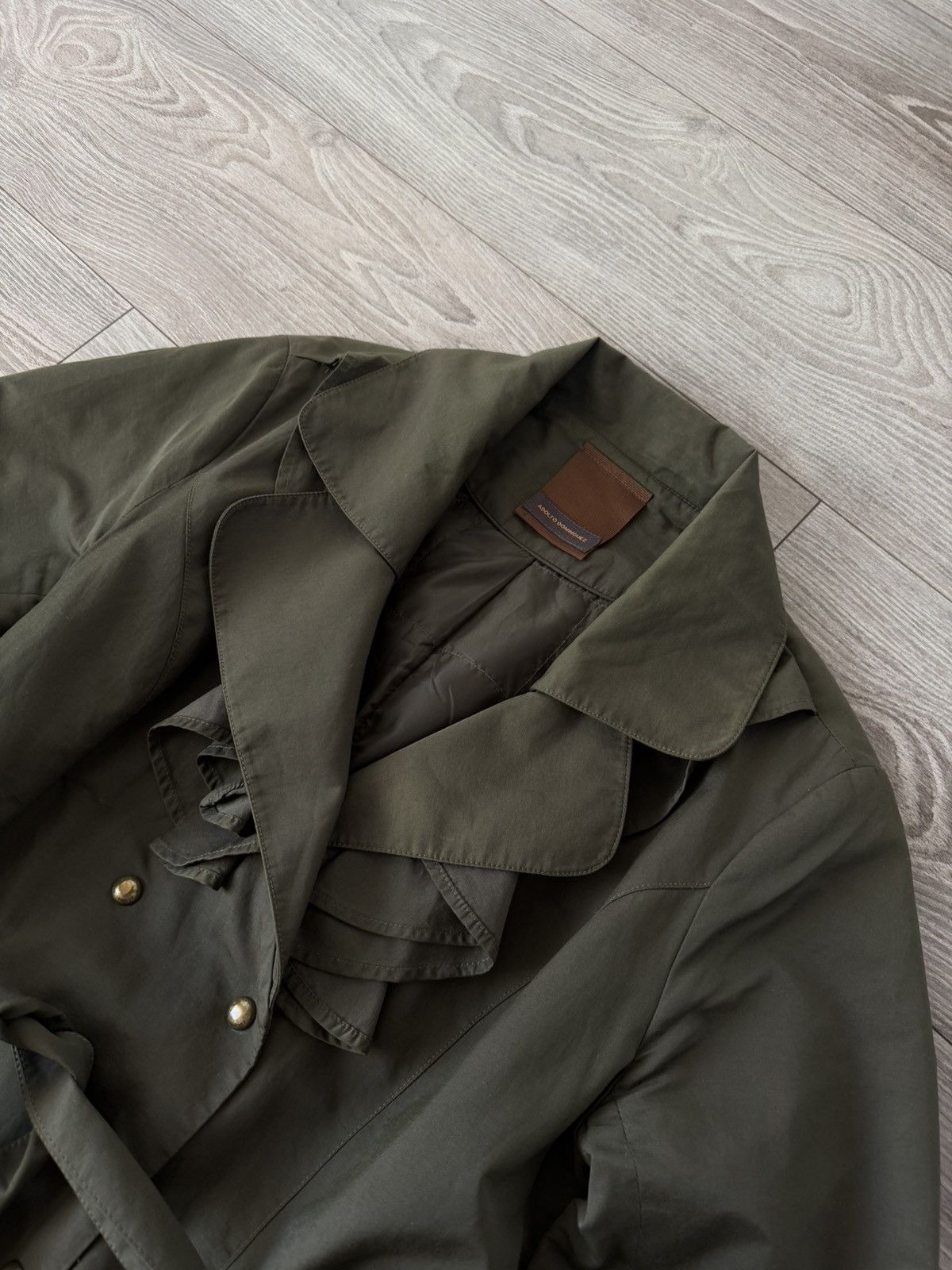 Adolfo Dominguez Adolfo Dominguez Reg Luxury Trench Coat Size XL / US 12-14 / IT 48-50 - 7 Thumbnail