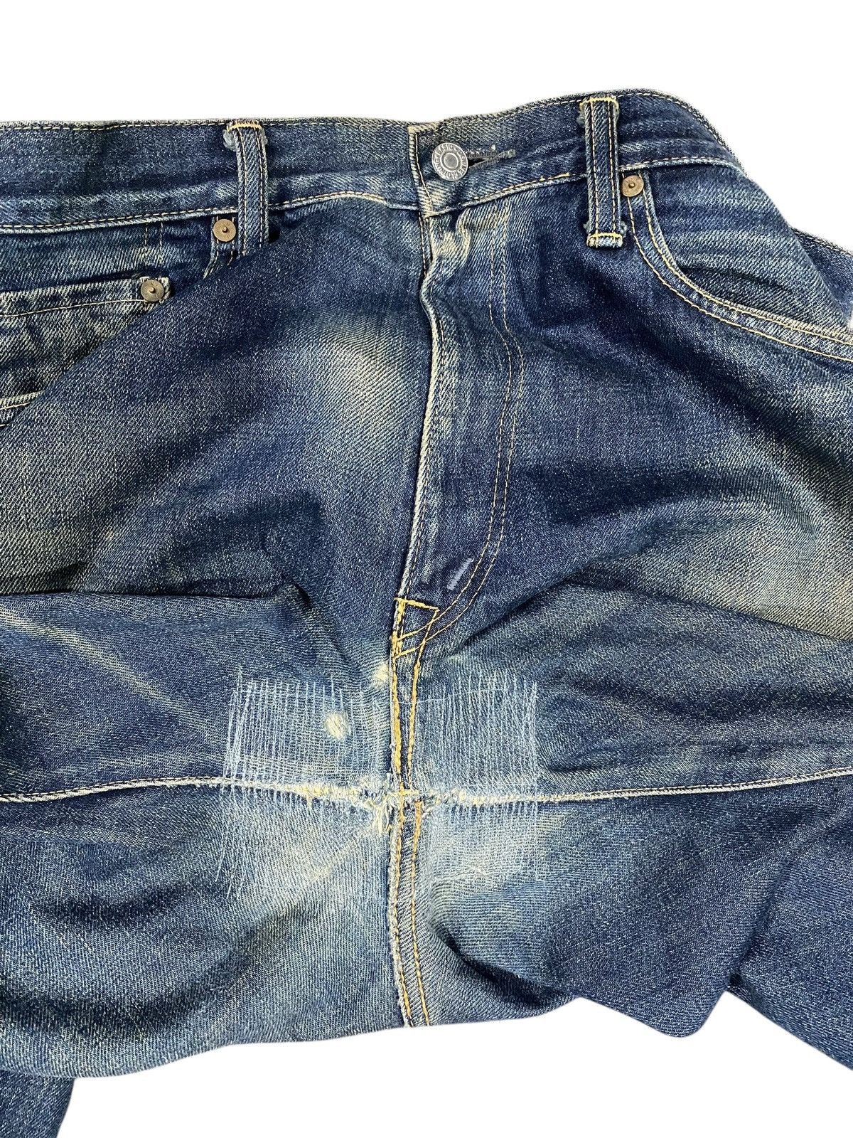 Denime Vintage🔥DENIME Selvage Aging Redline Jean W36 Size US 36 / EU 52 - 13 Thumbnail