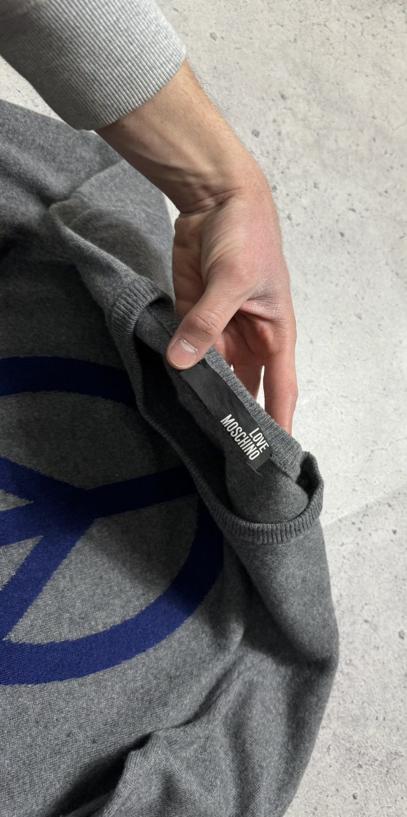 Moschino Love Moschino Wool/Cashmere Big Logo Sweater Size XL Size US XL / EU 56 / 4 - 6 Thumbnail