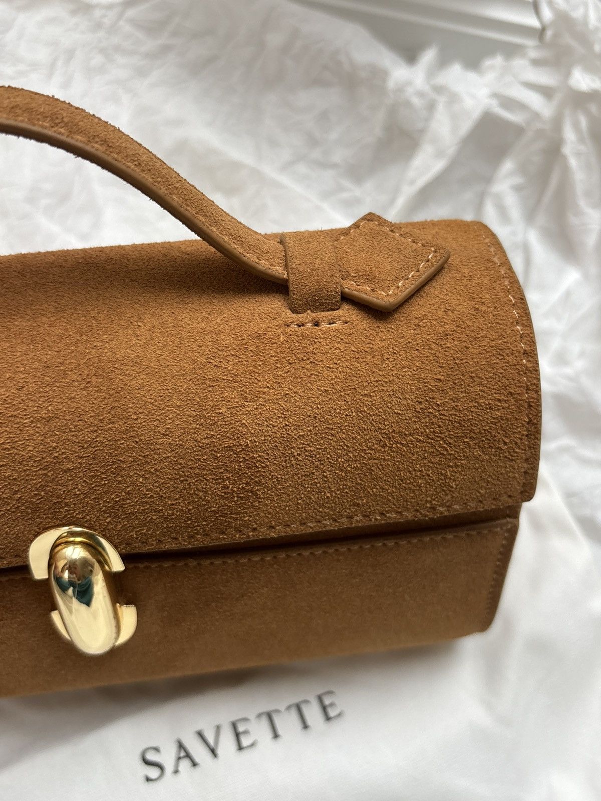 Savette Savette symmetry suede bag Size ONE SIZE - 7 Thumbnail