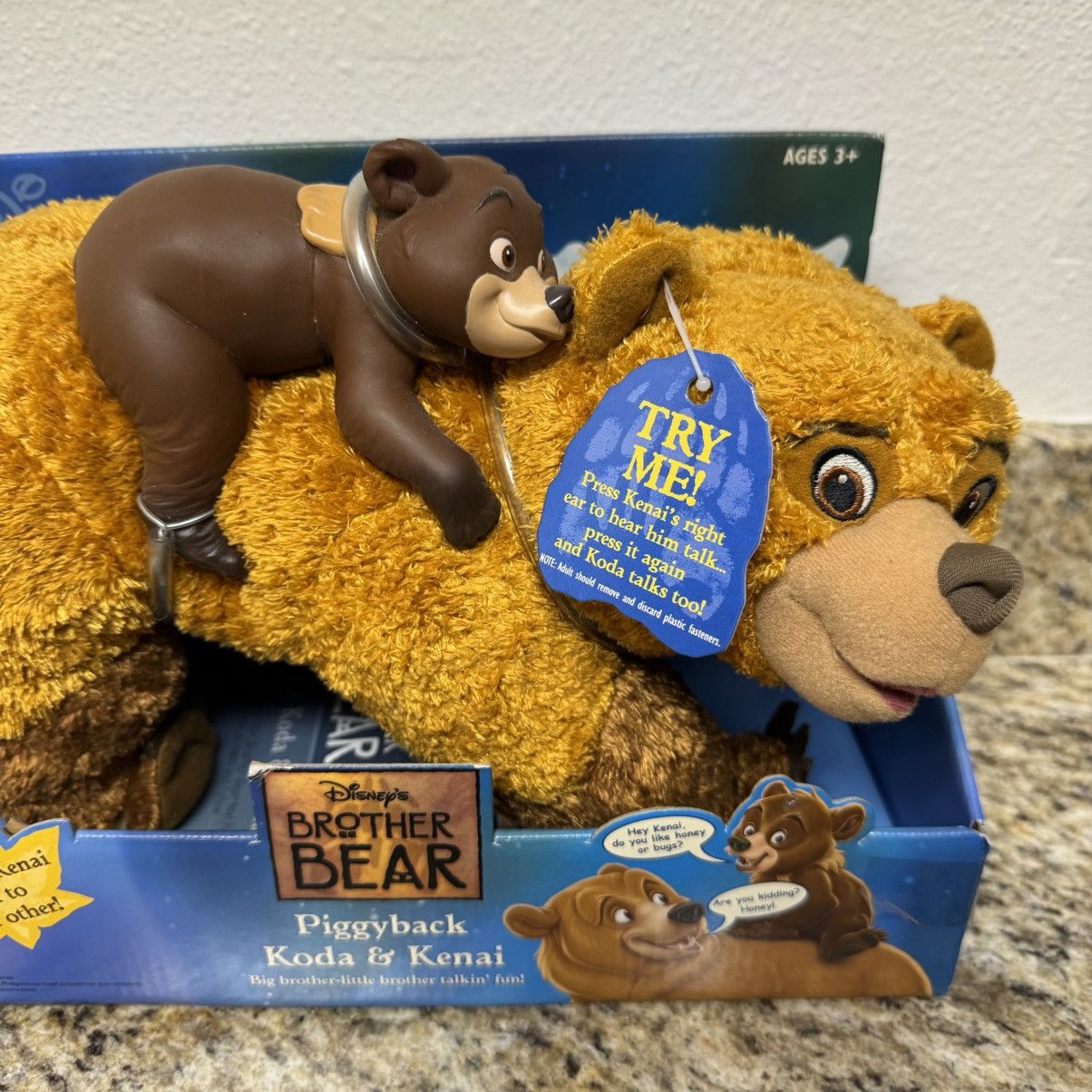 Disney × Vintage 2003 Brother Bear Piggyback Koda & Kenai Talking Hasbro Size ONE SIZE - 5 Thumbnail