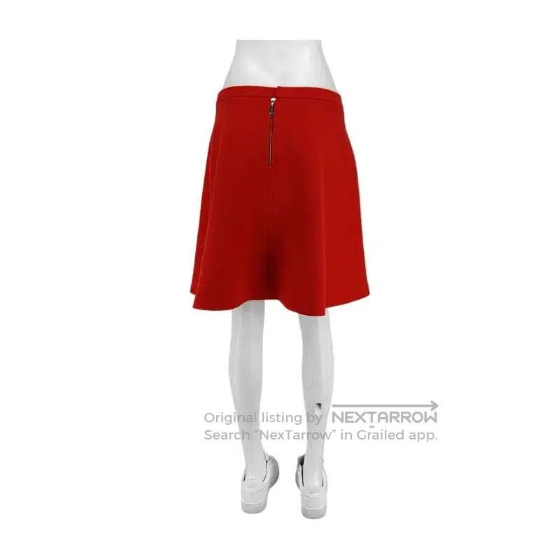 Louis Vuitton Louis Vuitton Red Wool Summer Skirt . Size 28" / US 6 / IT 42 - 2 Thumbnail