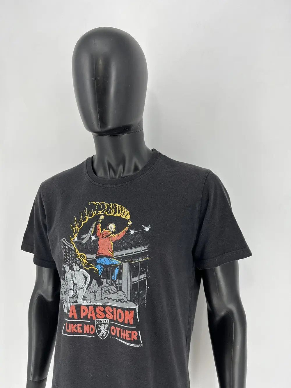 Vintage Vintage 90s Art Stand Football Soccer Fans T-Shirt hooligan Size US L / EU 52-54 / 3 - 4 Thumbnail